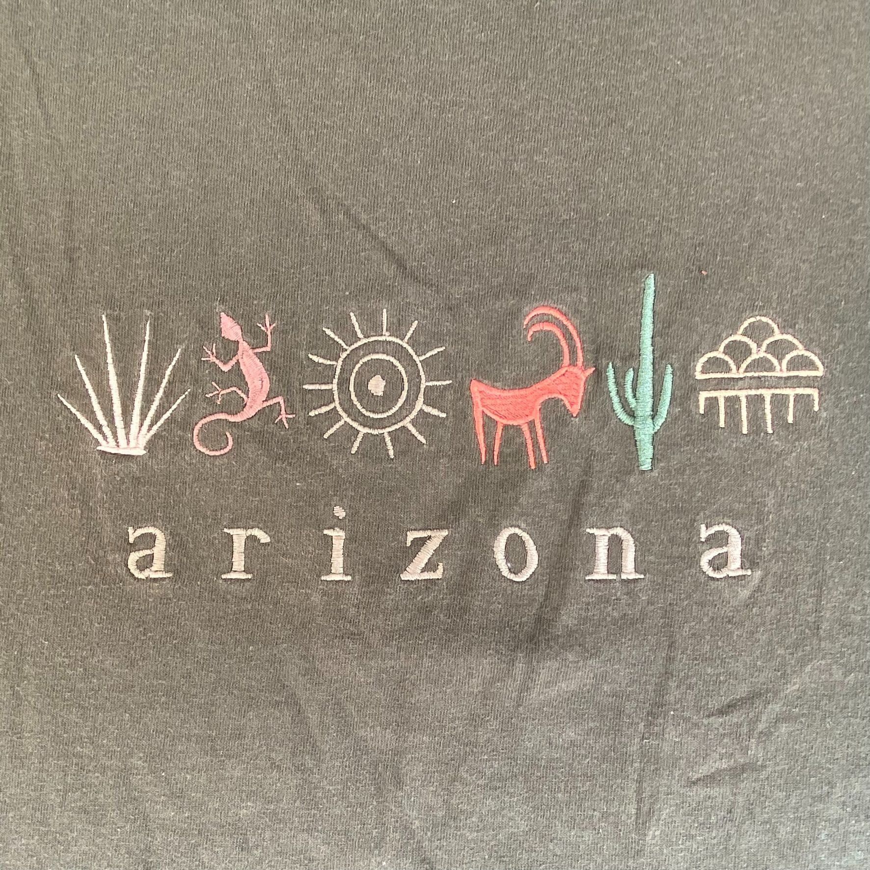 Anvil Vintage Y2K Arizona Nature Shirt Native Desert Tourist Tee Size US L / EU 52-54 / 3 - 3 Thumbnail