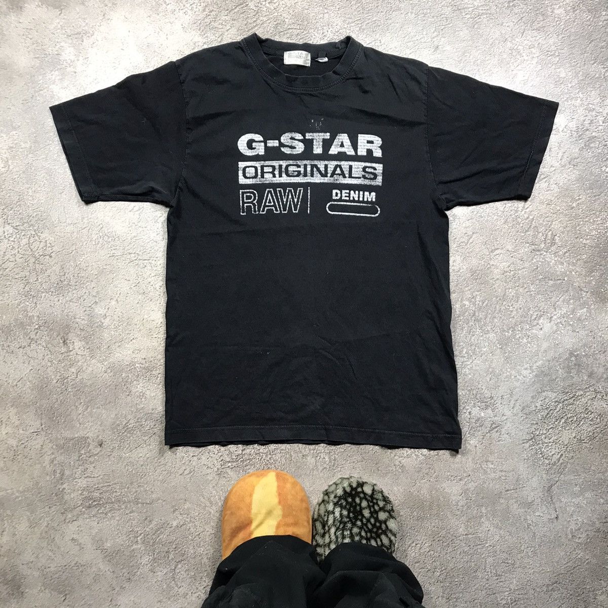 Vintage Vintage 90s G-Star Raw Graphic Tee Streetwear Skate Boxy L Size US L / EU 52-54 / 3 - 1 Thumbnail