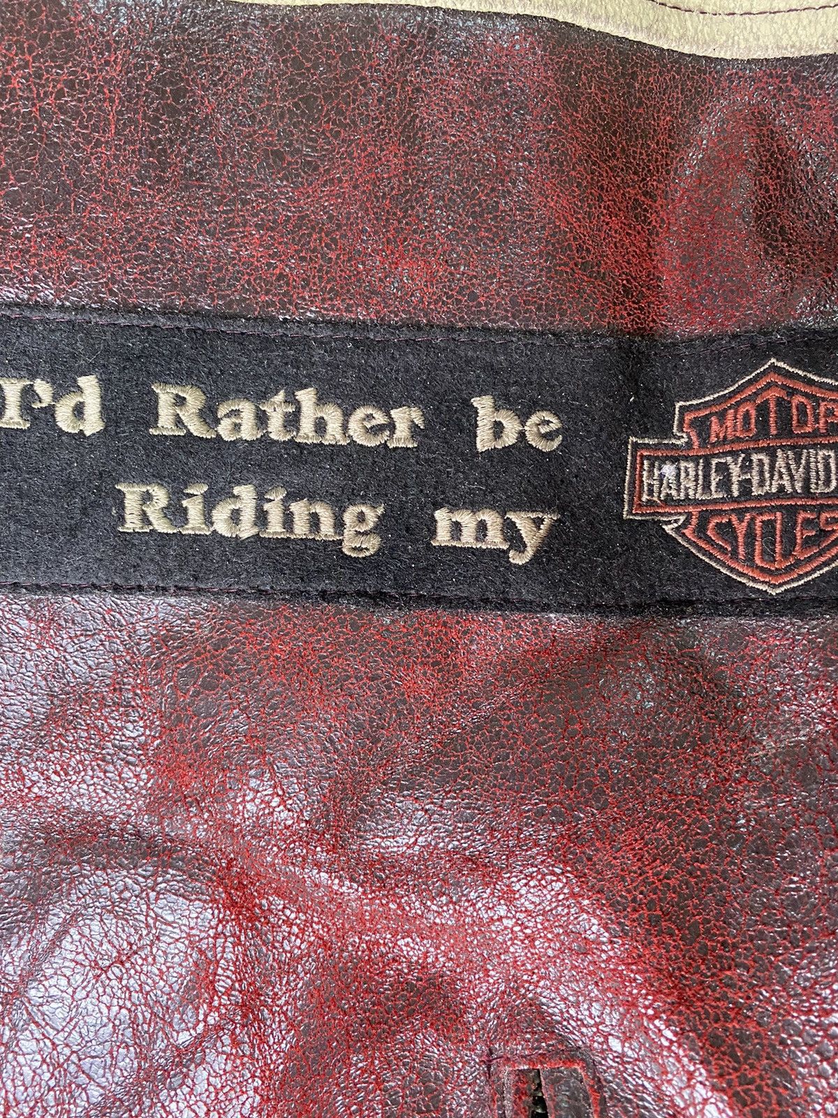 Harley Davidson Vtg Harley Davidson ‘Loud Pipes Save Lives’ Leather Jacket Size US M / EU 48-50 / 2 - 16 Thumbnail
