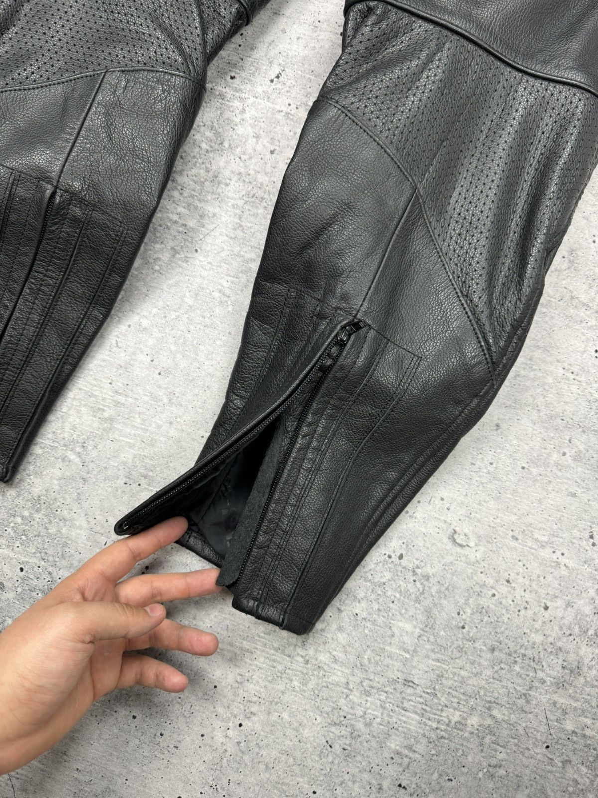 Genuine Leather Vintage IXS Racing Moto Genuine Leather Professional Pants Size 26" / US 2 / IT 38 - 23 Thumbnail