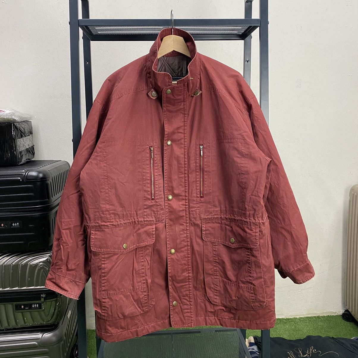 Burberry × Burberry Prorsum × Vintage Vintage Burberry London Parka Hooded Missing Faded Jacket Size US L / EU 52-54 / 3 - 1 Thumbnail