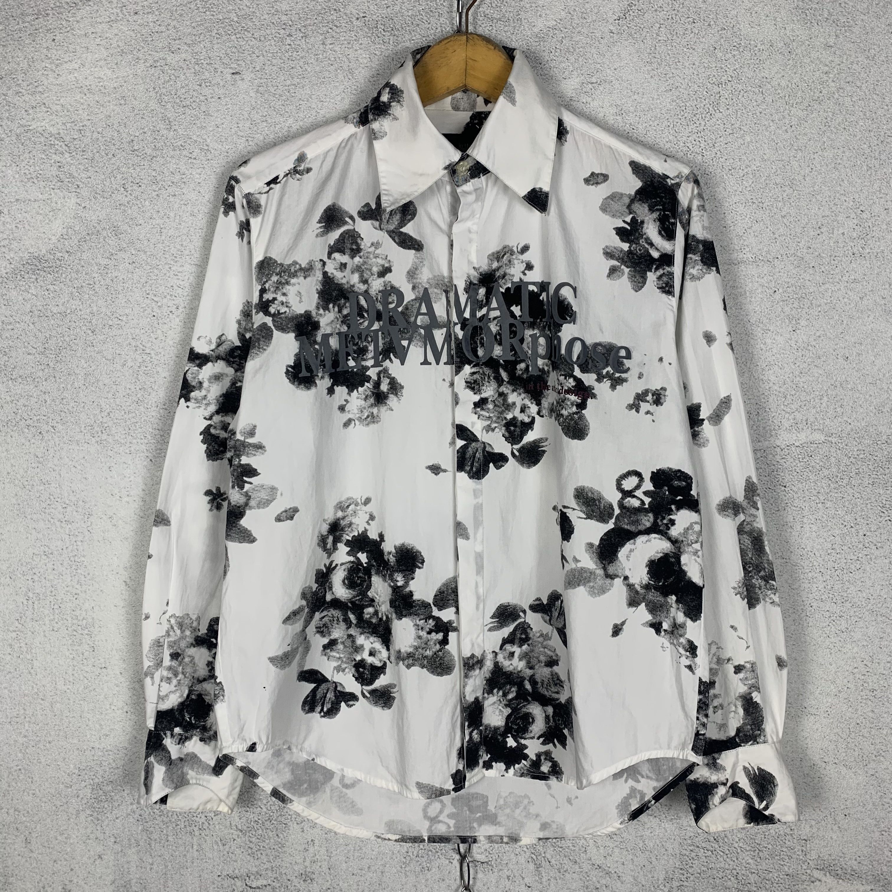 Japanese Brand Dramatic Metamorphose IN THE ATTIC Shirt Poem Anarchy Opium Size US L / EU 52-54 / 3 - 1 Thumbnail