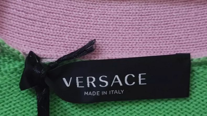 Versace Versace Full wool cardigan Size L / US 10 / IT 46 - 5 Thumbnail