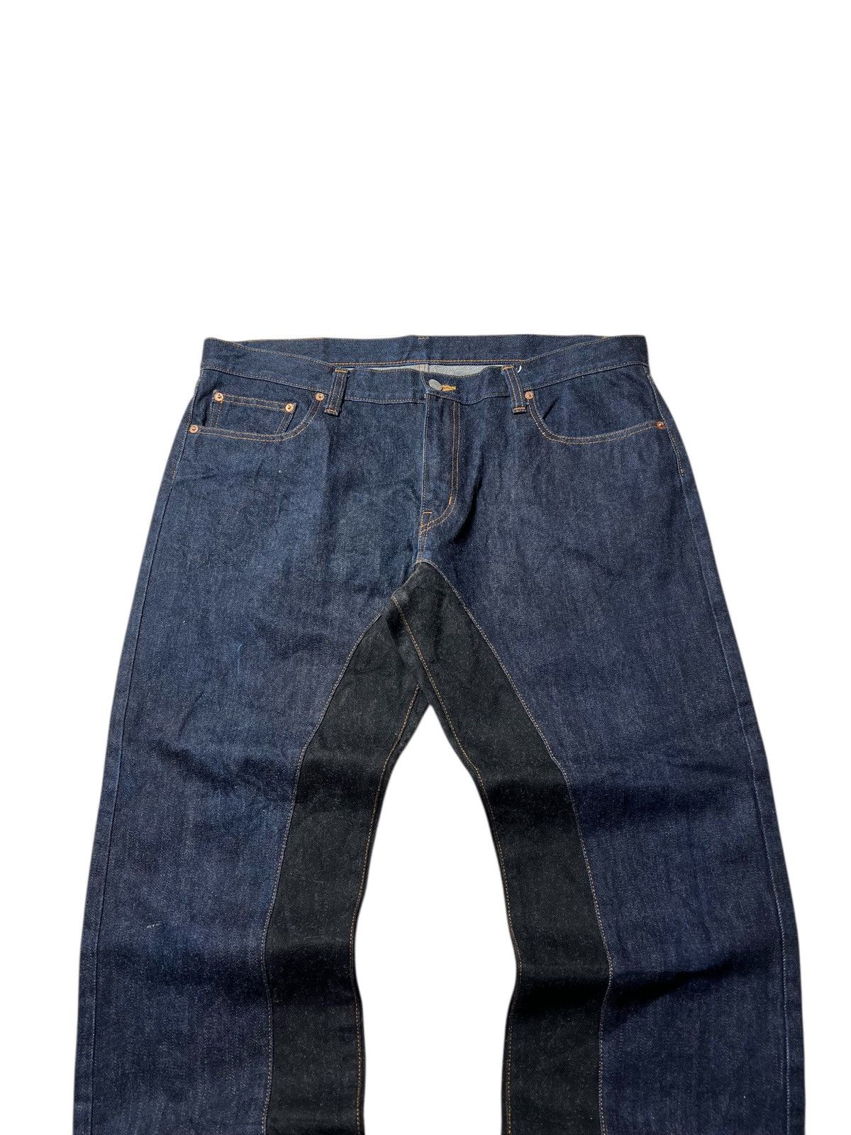 KOJIMA GENES Rare Kojima Genes Japanese Two Colour Indigo Pants Size US 42 / EU 58 - 7 Thumbnail