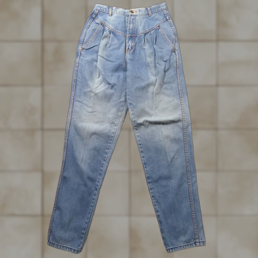 J Brand VINTAGE AJ Brandon Jeans Women 10 27x30 High-Rise Mom Denim Western 80s 90s Retro Cowgirl Western Casual Size 32" / US 10 / IT 46 - 1 Thumbnail