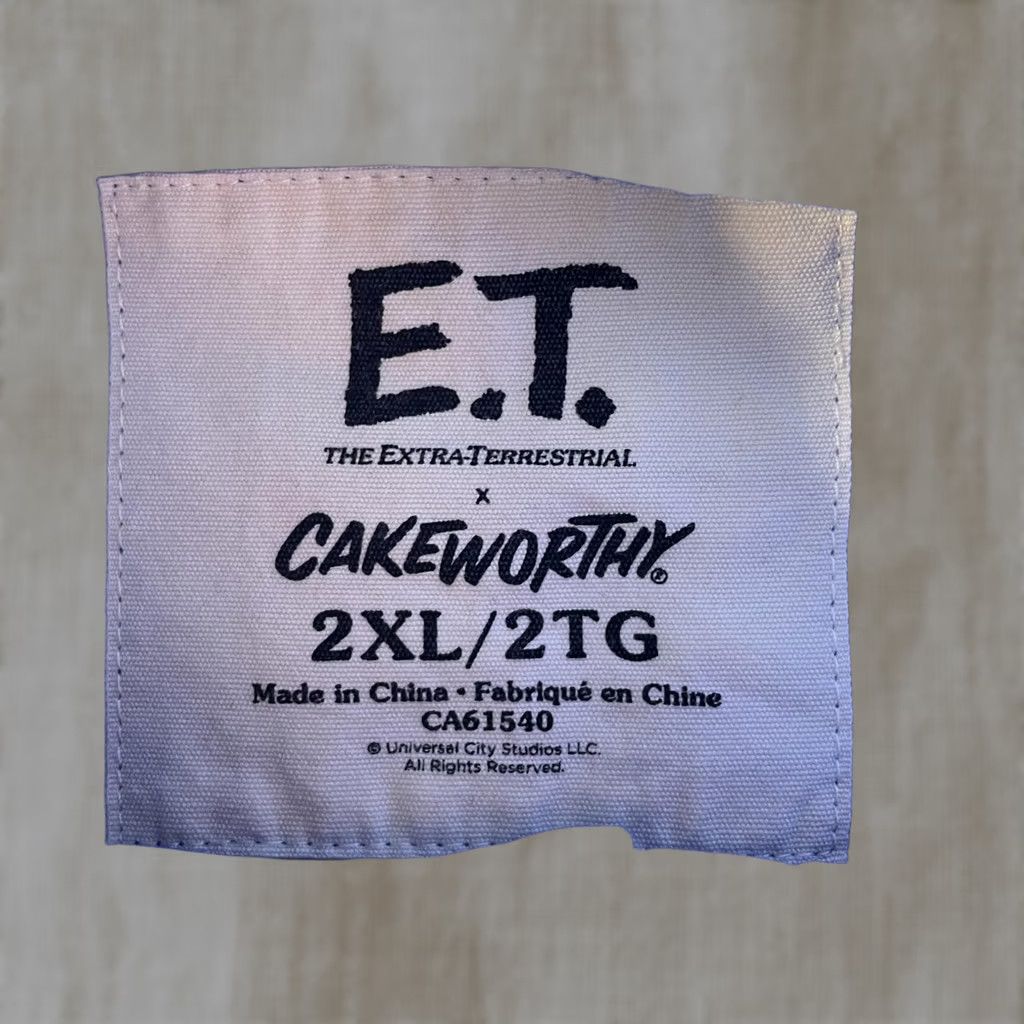 Vintage Cakeworthy E.T. Shirt Mens 2XL Blue Plaid Flannel Button Up Phone Home Graphic Embroidered Pocket Long Sleeve Vintage: No Size US XXL / EU 58 / 5 - 1 Thumbnail