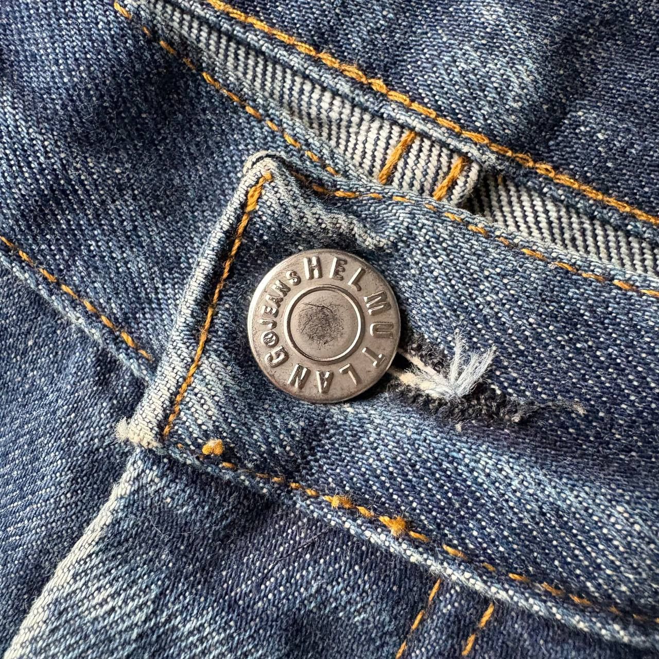 Helmut Lang Vintage Helmut Lang 1998 Classic Raw Denim Button Fly Jeans Size US 30 / EU 46 - 7 Thumbnail