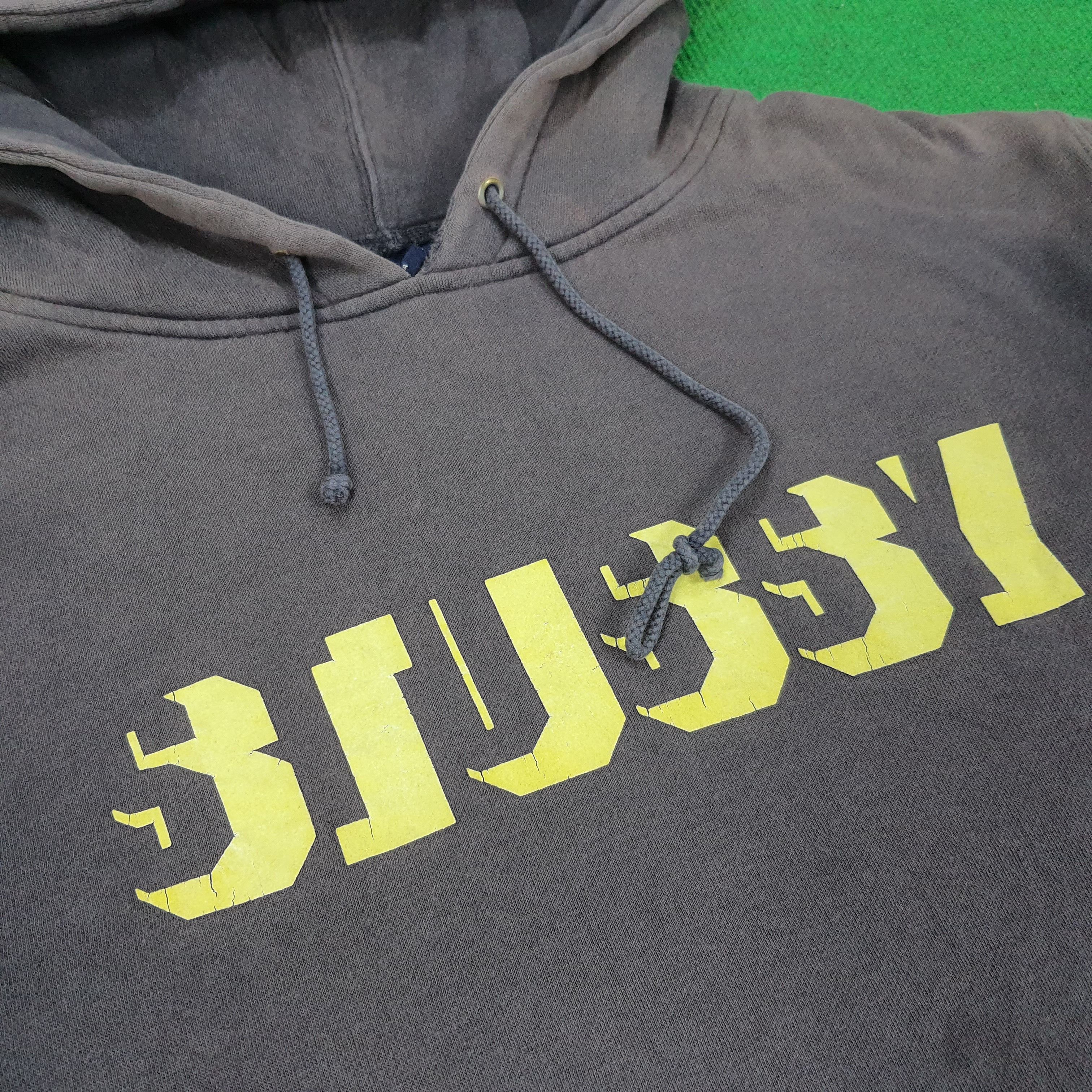 Stussy × Vintage Vintage Stussy Spell Out Custom Back Logo Hoodie Size US XL / EU 56 / 4 - 2 Thumbnail