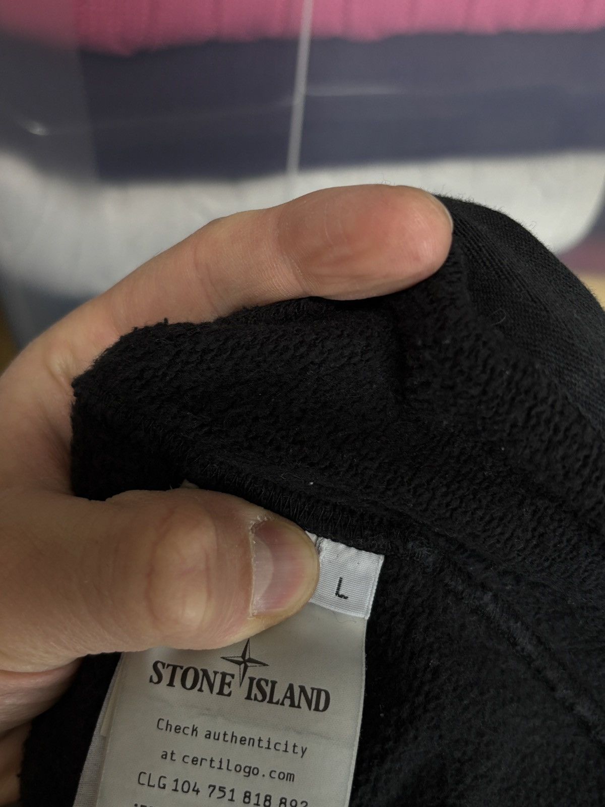Massimo Osti × Stone Island Stone Island Black Hoodie Streetwear Badge Size US L / EU 52-54 / 3 - 10 Thumbnail