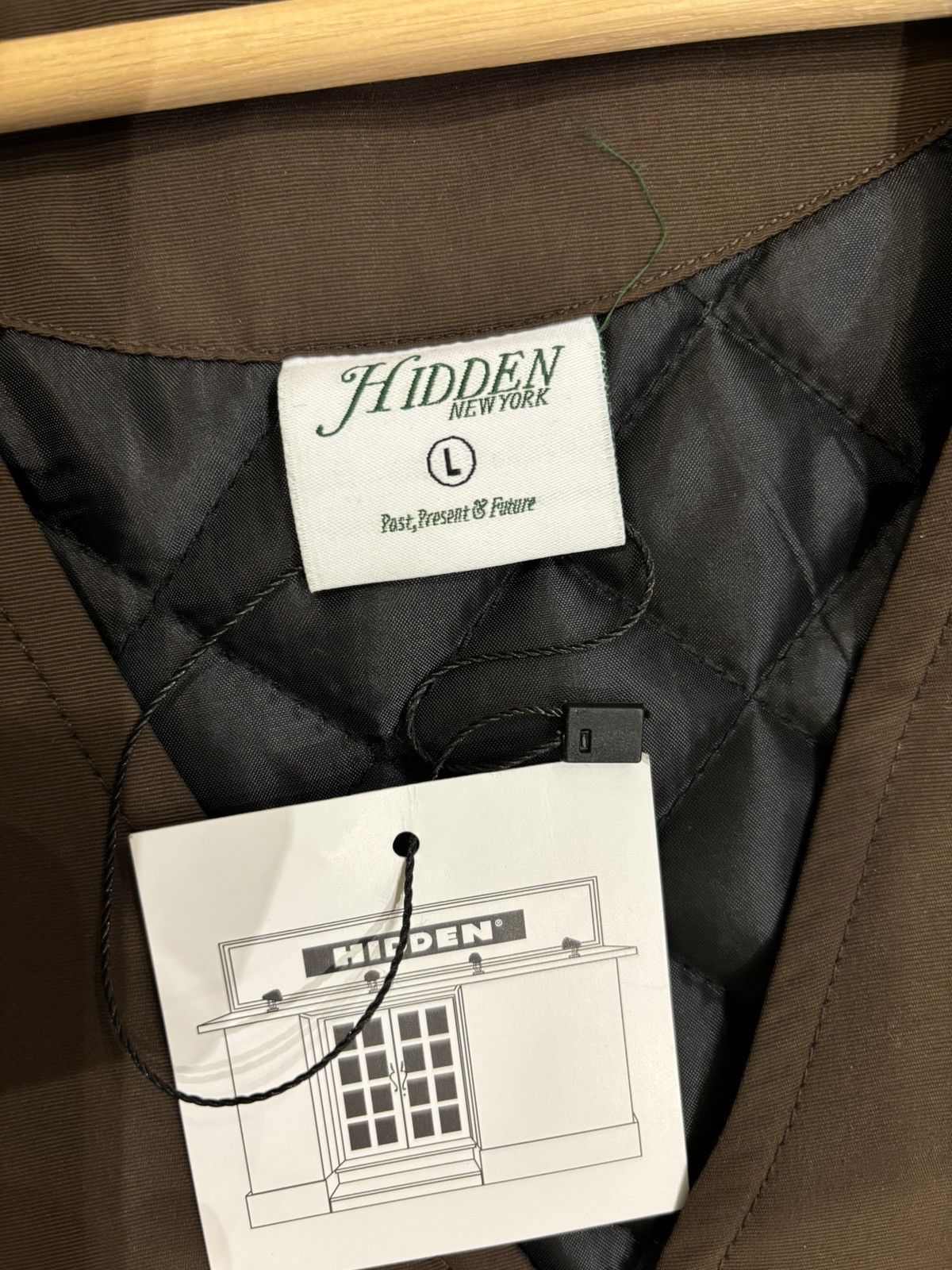 HIDDEN Hidden NY Quilted Lined Jacket - Brown Size US L / EU 52-54 / 3 - 3 Thumbnail