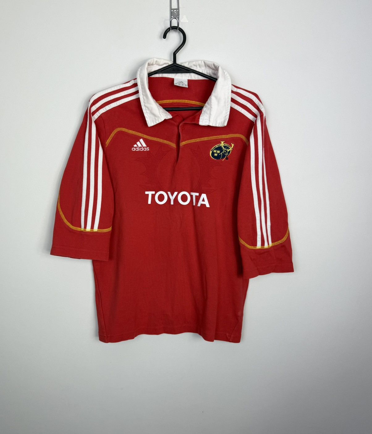 Adidas Adidas Munster Rugby Vintage T-Shirt Size US M / EU 48-50 / 2 - 1 Thumbnail