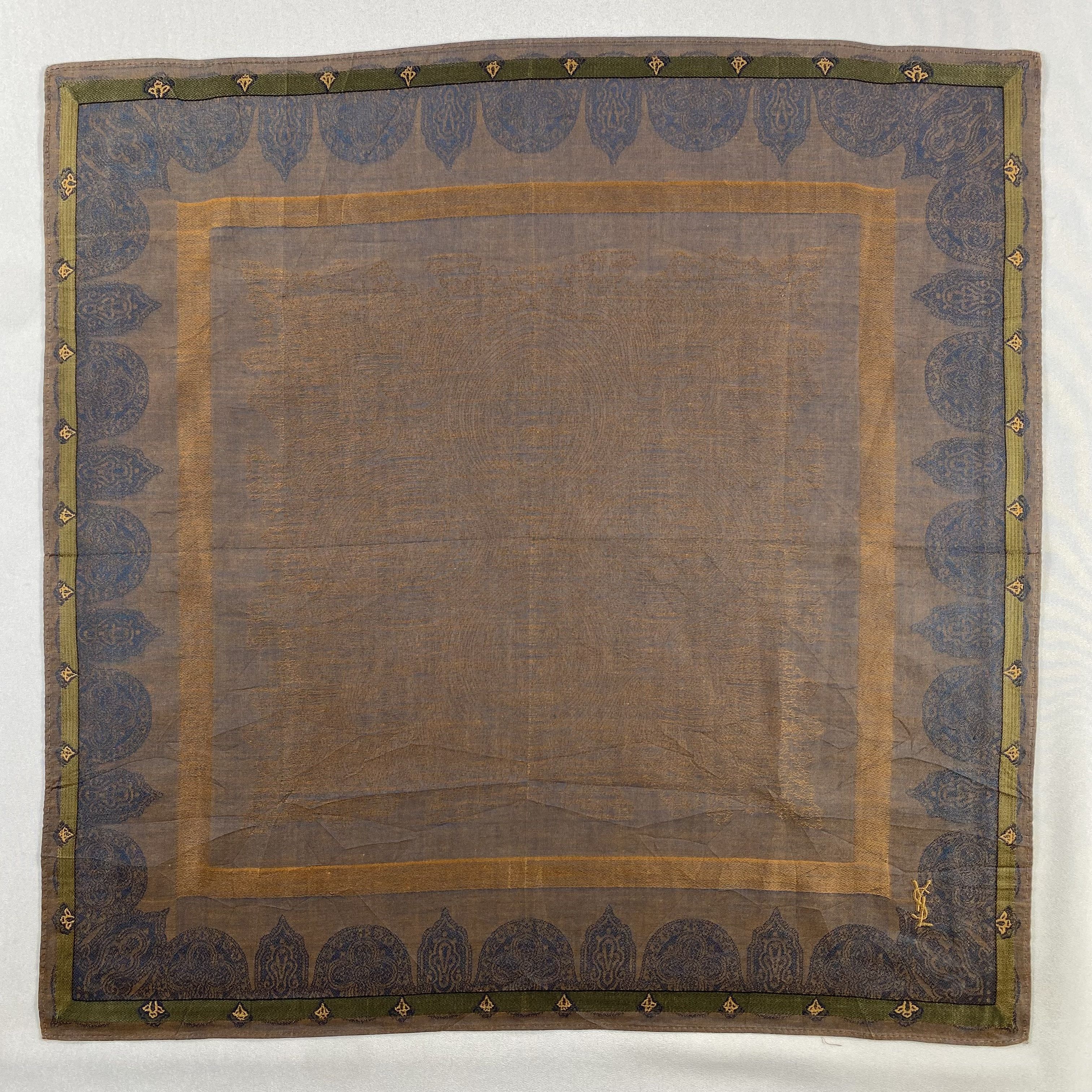 Vintage Yves Saint Laurent Handkerchief / Neckerchief-P1067 Size ONE SIZE - 1 Thumbnail