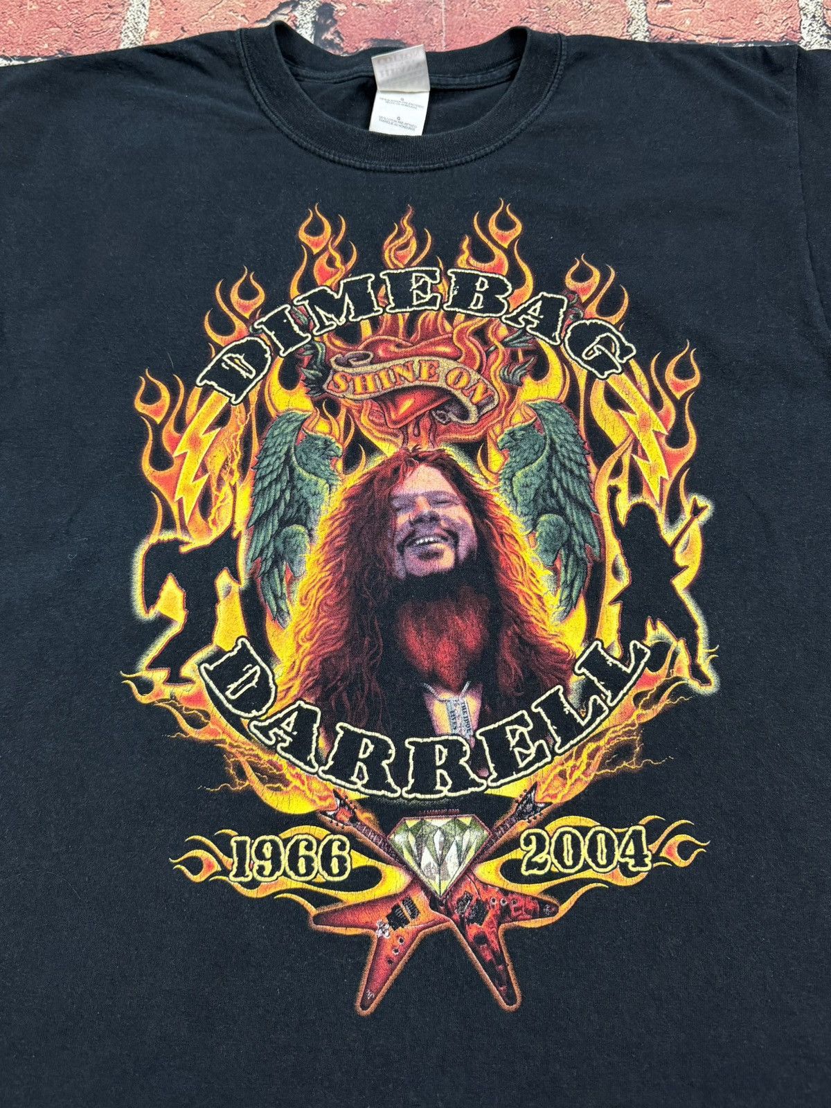 Band Tees Vintage Dimebag Darrell Memorial Shine On Pantera Dirtbag Size US L / EU 52-54 / 3 - 4 Thumbnail