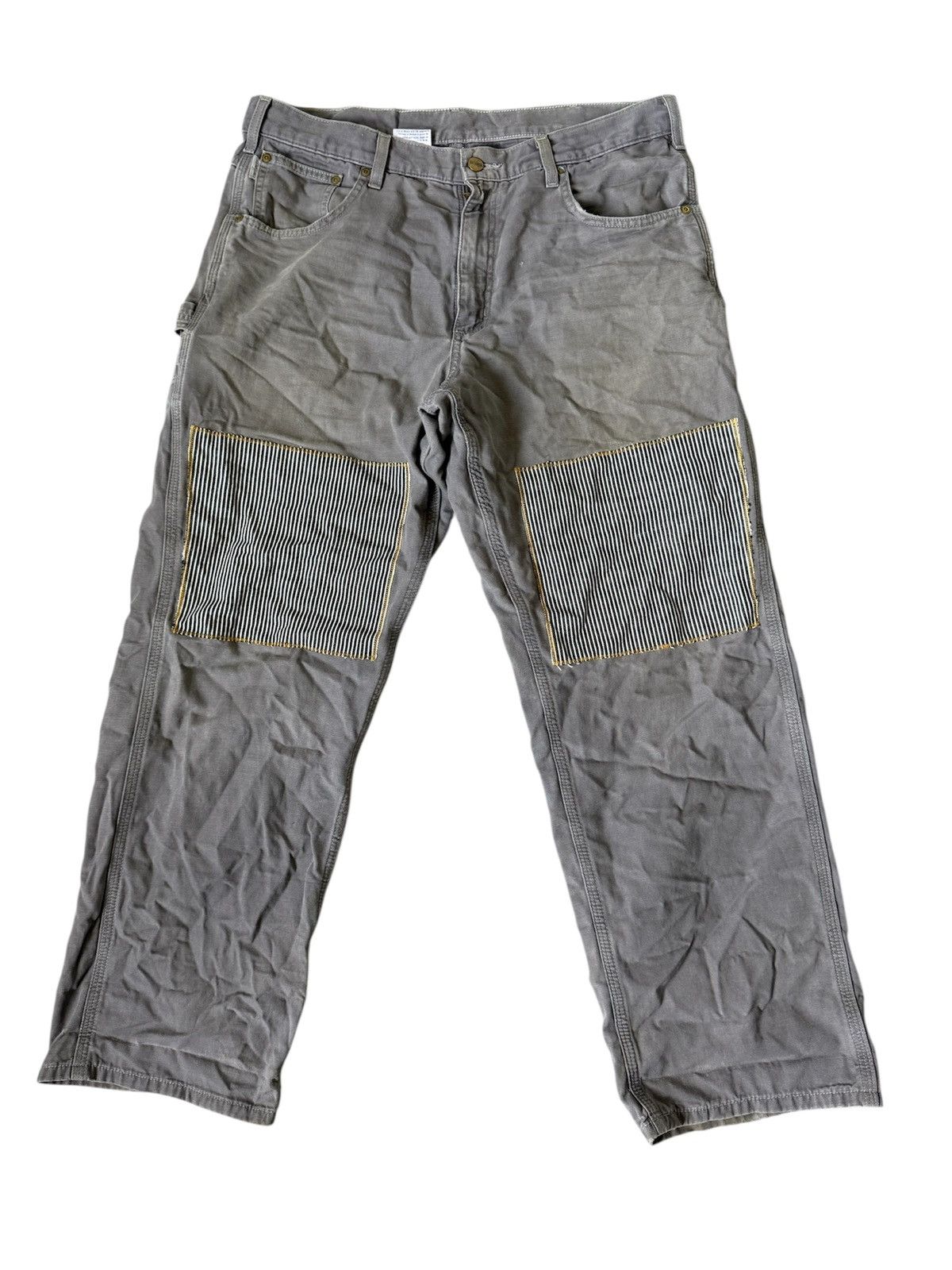 Carhartt × Carhartt Wip VINTAGE CARHARTT THRASHED WORKWEAR CARPENTER DESIGN Size US 36 / EU 52 - 1 Thumbnail