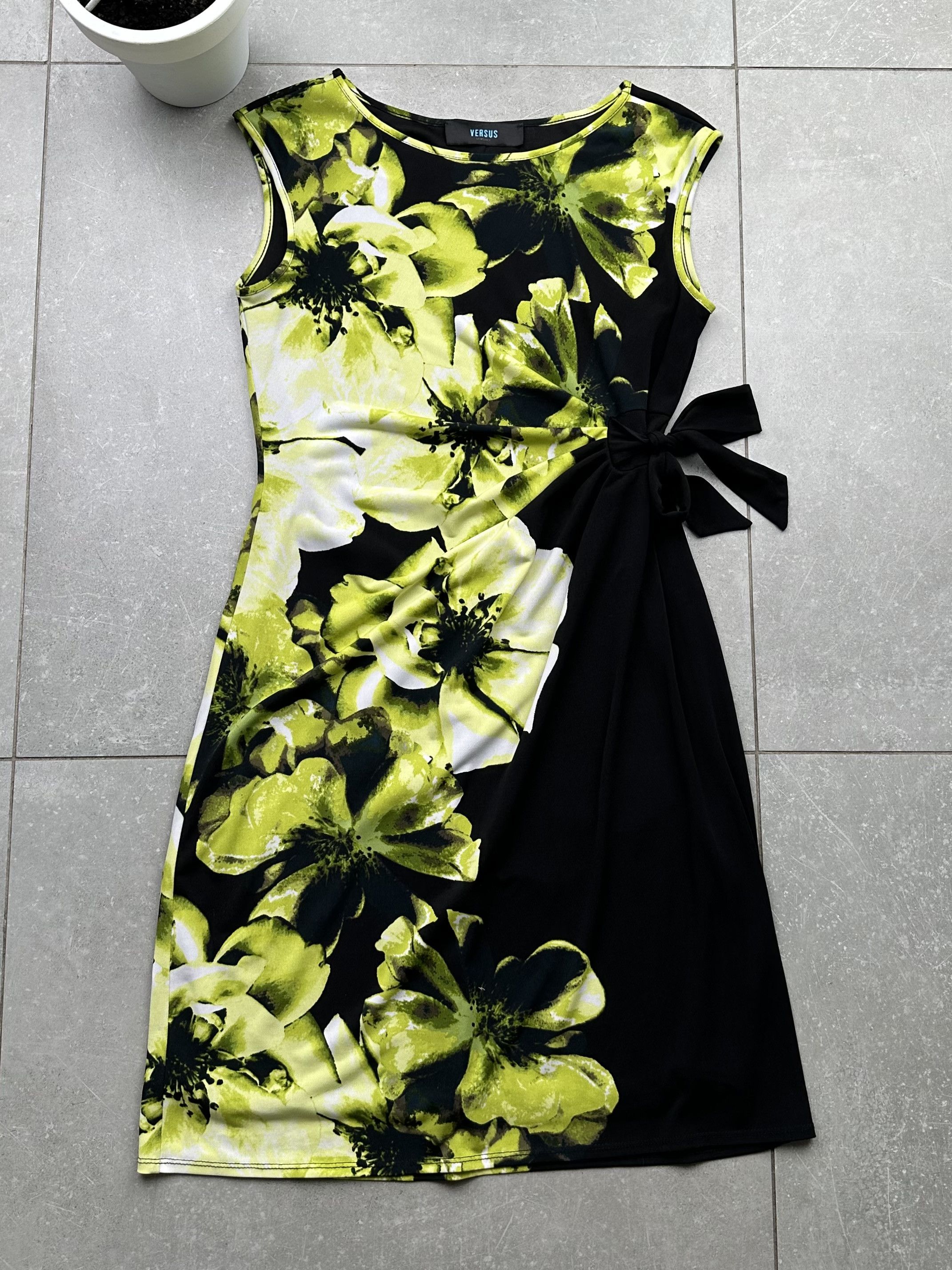 image of Versace x Versus Versace Vintage Printed Dress, Women's (Size Medium)