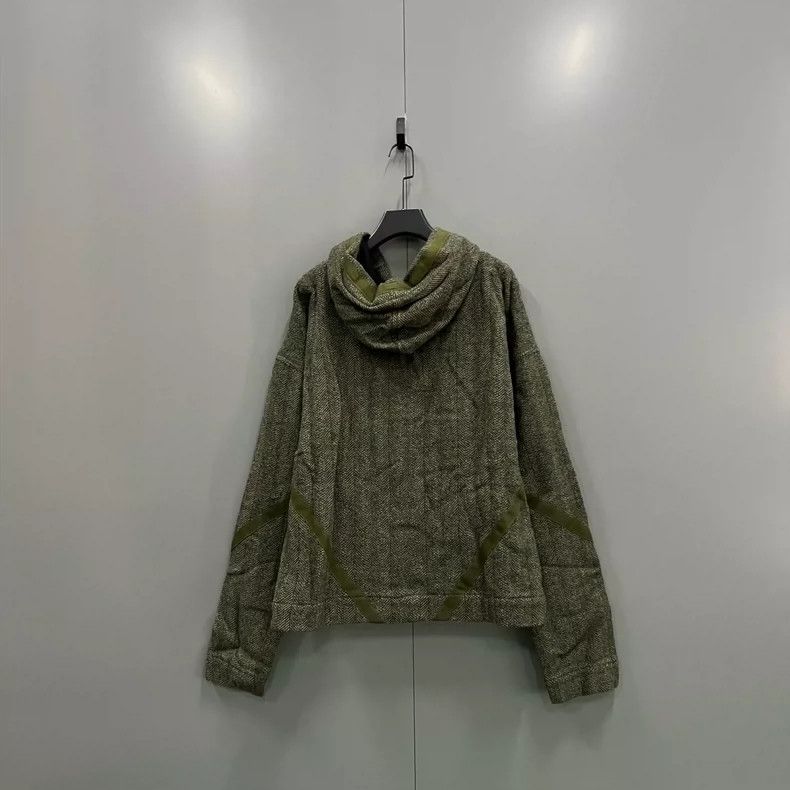 Greg Lauren greg laurenDark green hoodie 2505-Nextarrow Size US M / EU 48-50 / 2 - 2 Thumbnail