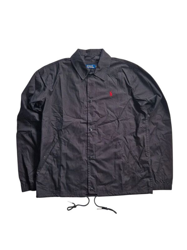 Polo Ralph Lauren Polo Ralph Lauren Poplin Windbreaker Jacket – Black (Size M) Size US M / EU 48-50 / 2 - 1 Thumbnail