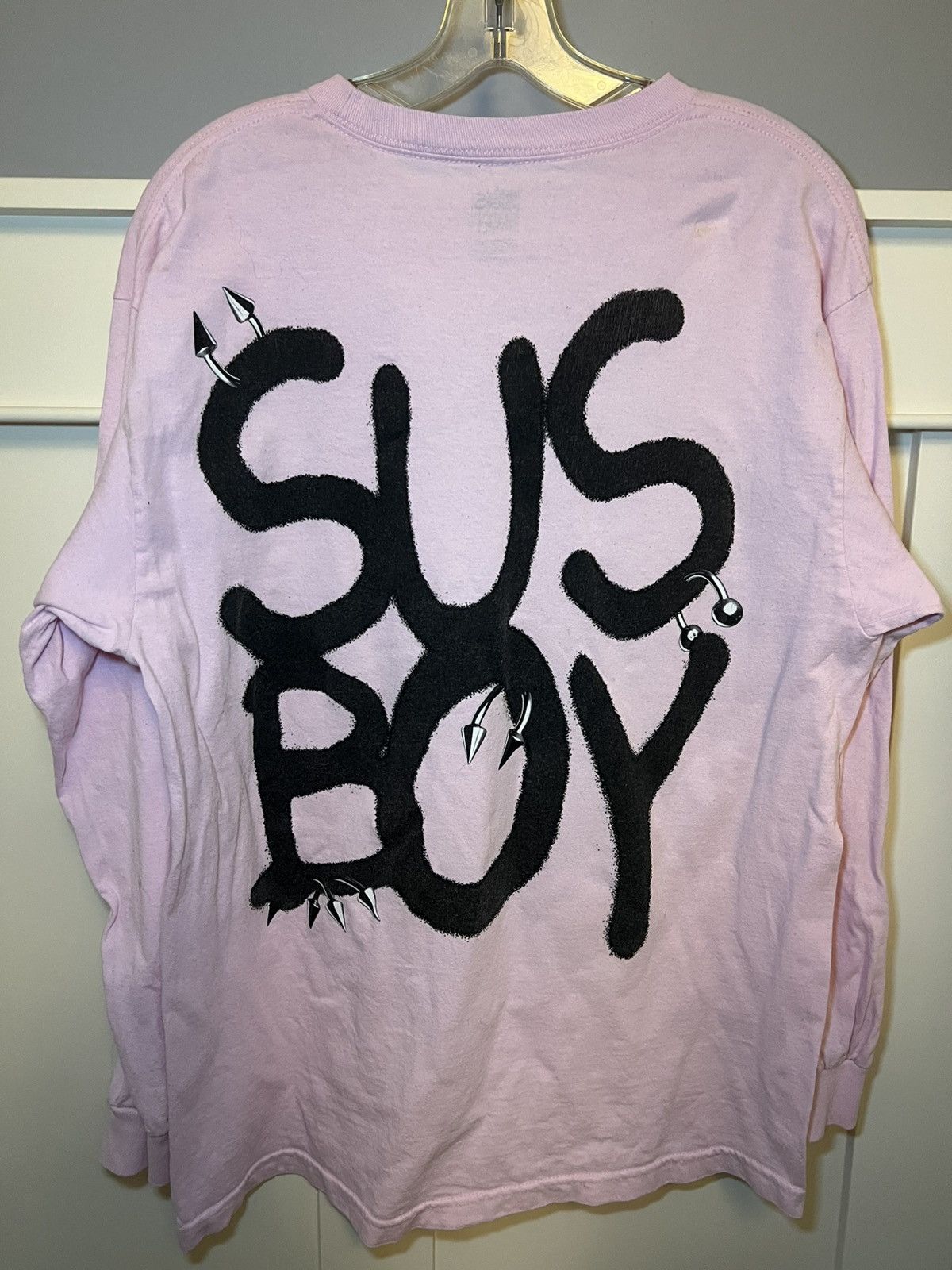 Sus Boy Sus Boy Lil Peep pierced hockey mask longsleeve shirt Size US L / EU 52-54 / 3 - 2 Thumbnail