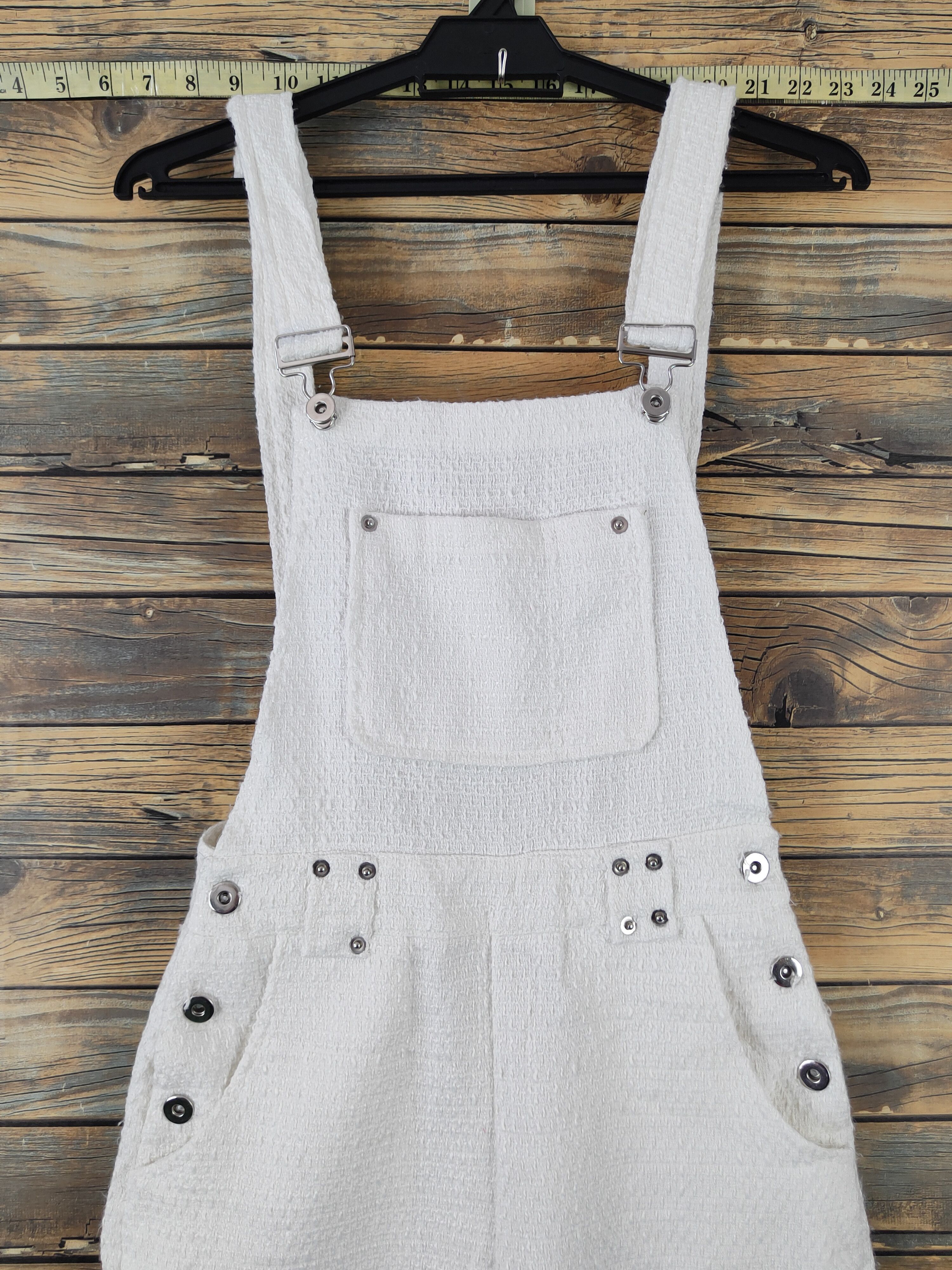 Japanese Brand × Vintage Very Rare DFYS White Adjustable Strap Jumpsuits Size 26" / US 2 / IT 38 - 2 Thumbnail
