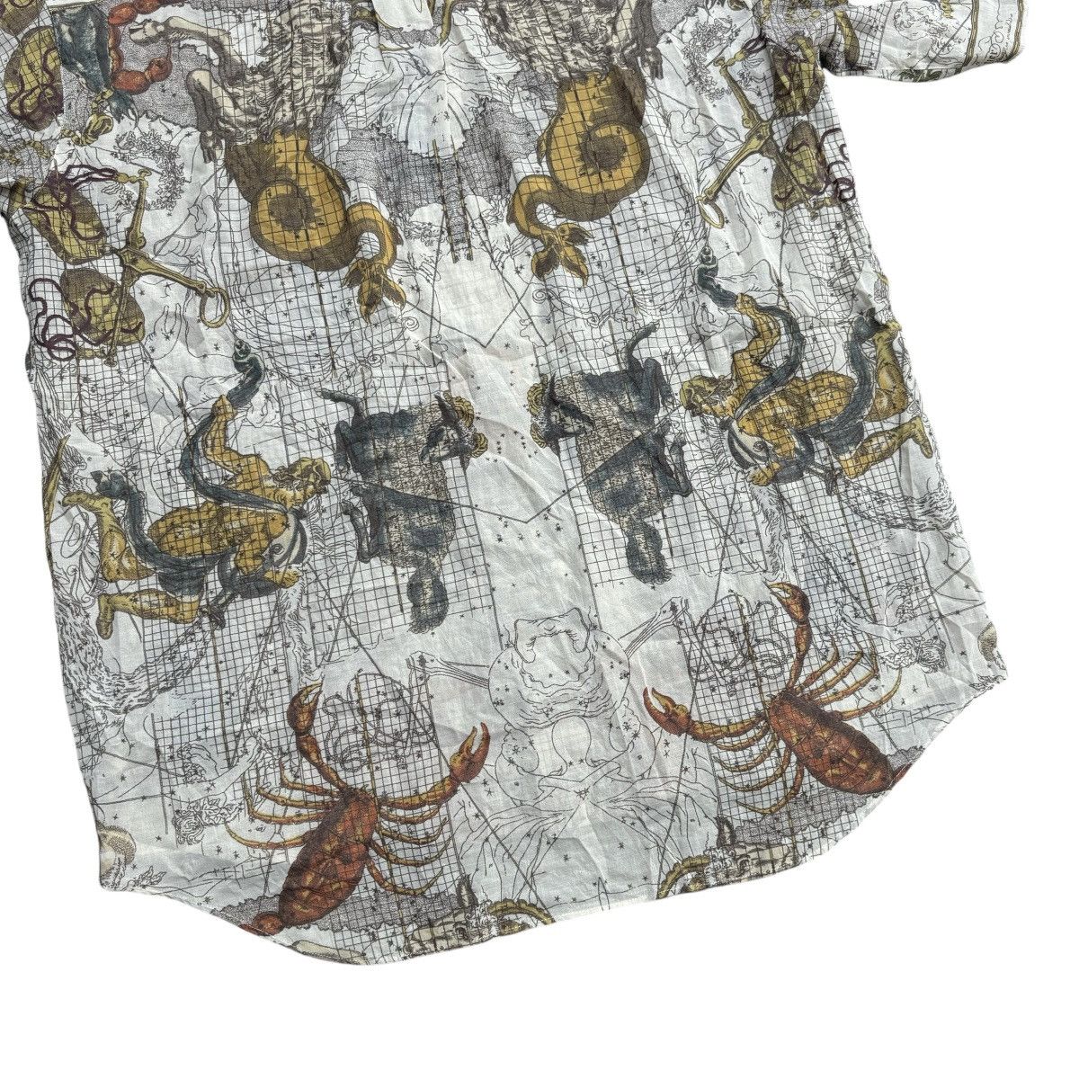Jean Paul Gaultier Jean Paul Gaultier Astrological SS 1994 Runway Zodiac Shirt Size US M / EU 48-50 / 2 - 13 Thumbnail