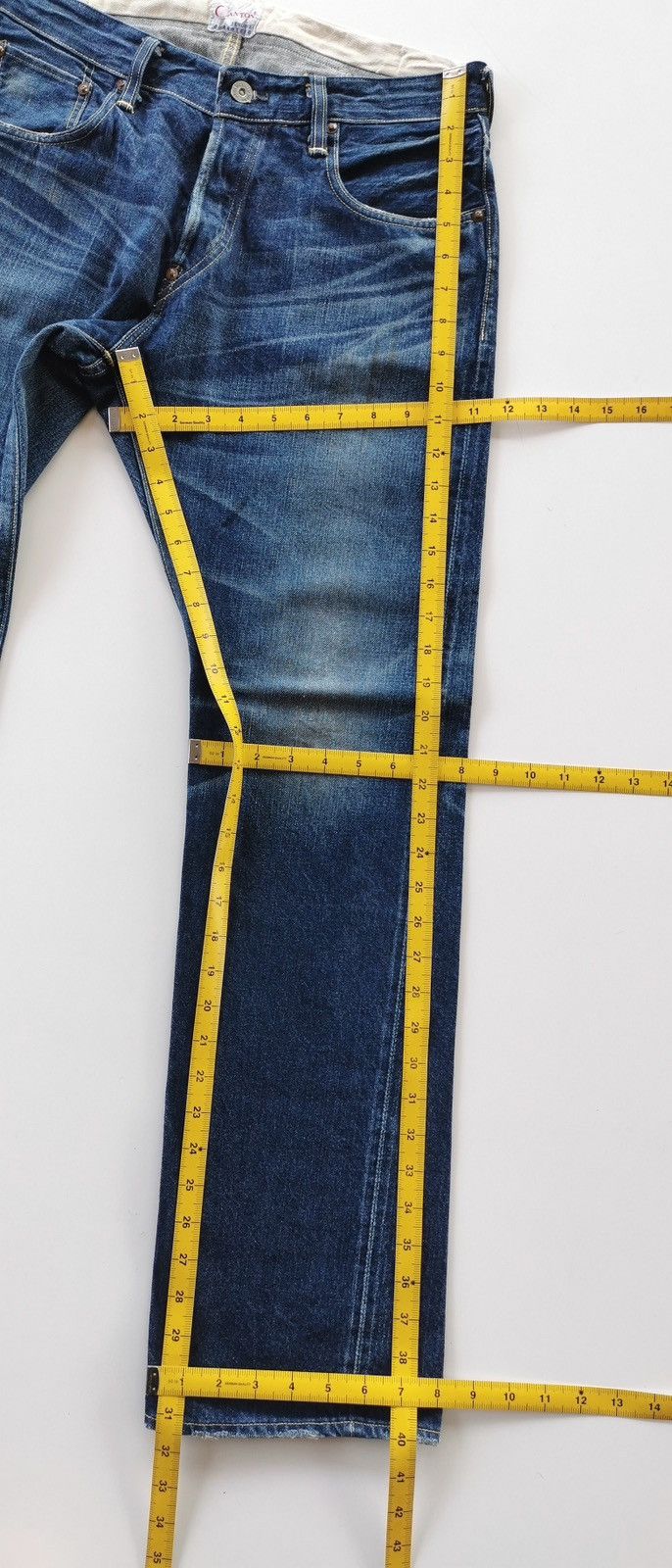 Jean Canton Selvedge Denim Jeans (R929224) Size US 30 / EU 46 - 8 Thumbnail