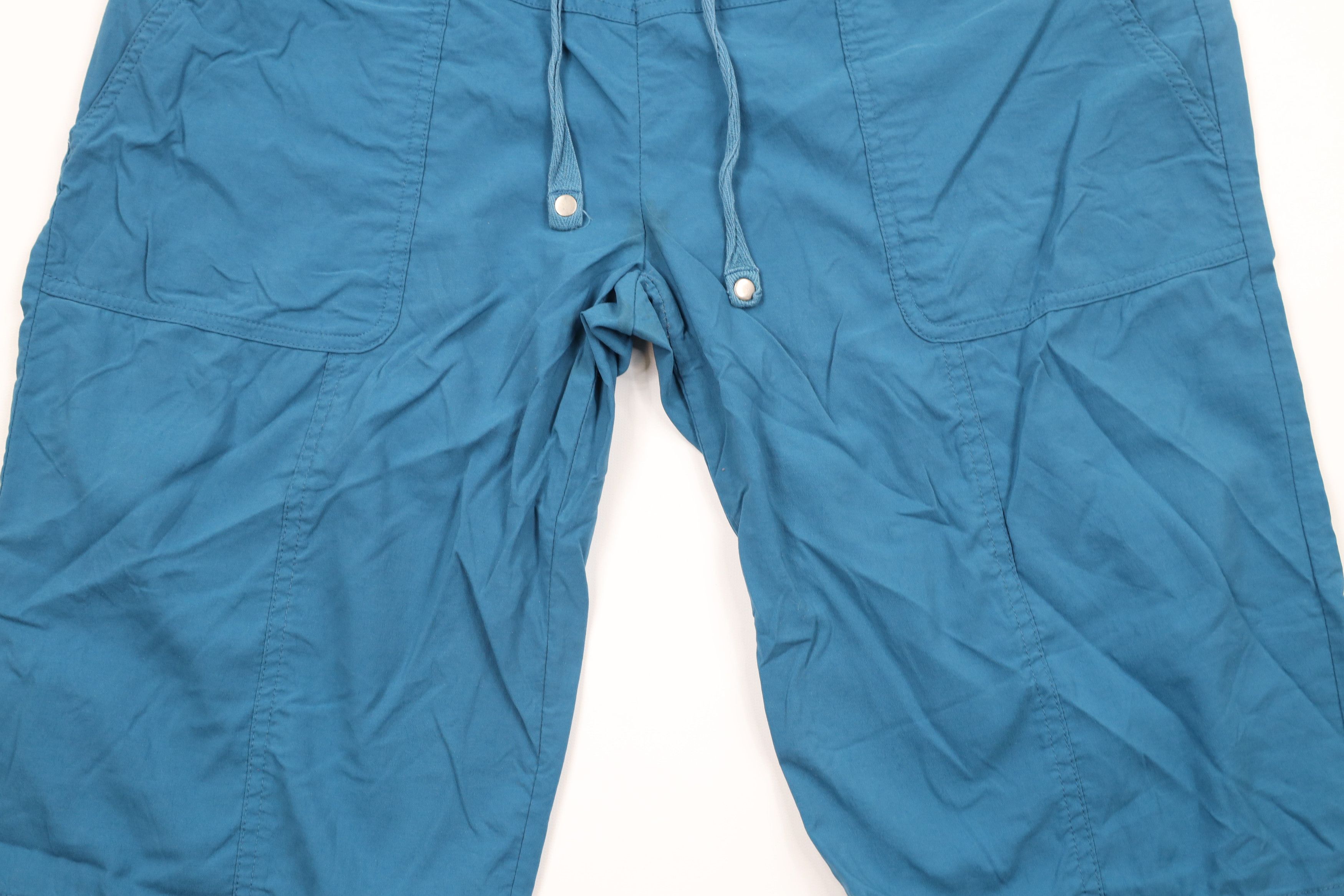 Prana × Vintage prAna Breathe Stretch Outdoor Hiking Capris Shorts Blue Size 34" / US 12 / IT 48 - 3 Thumbnail