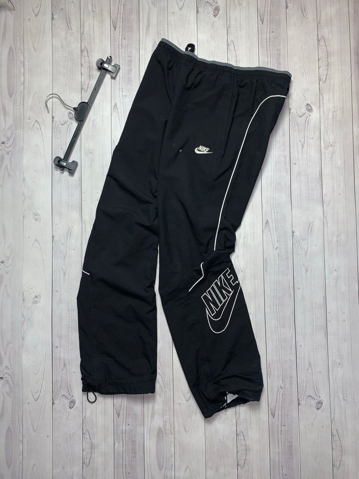 Nike × Vintage Vintage Nike drill pants Y2K logo joggers size S Size US 30 / EU 46 - 10 Thumbnail