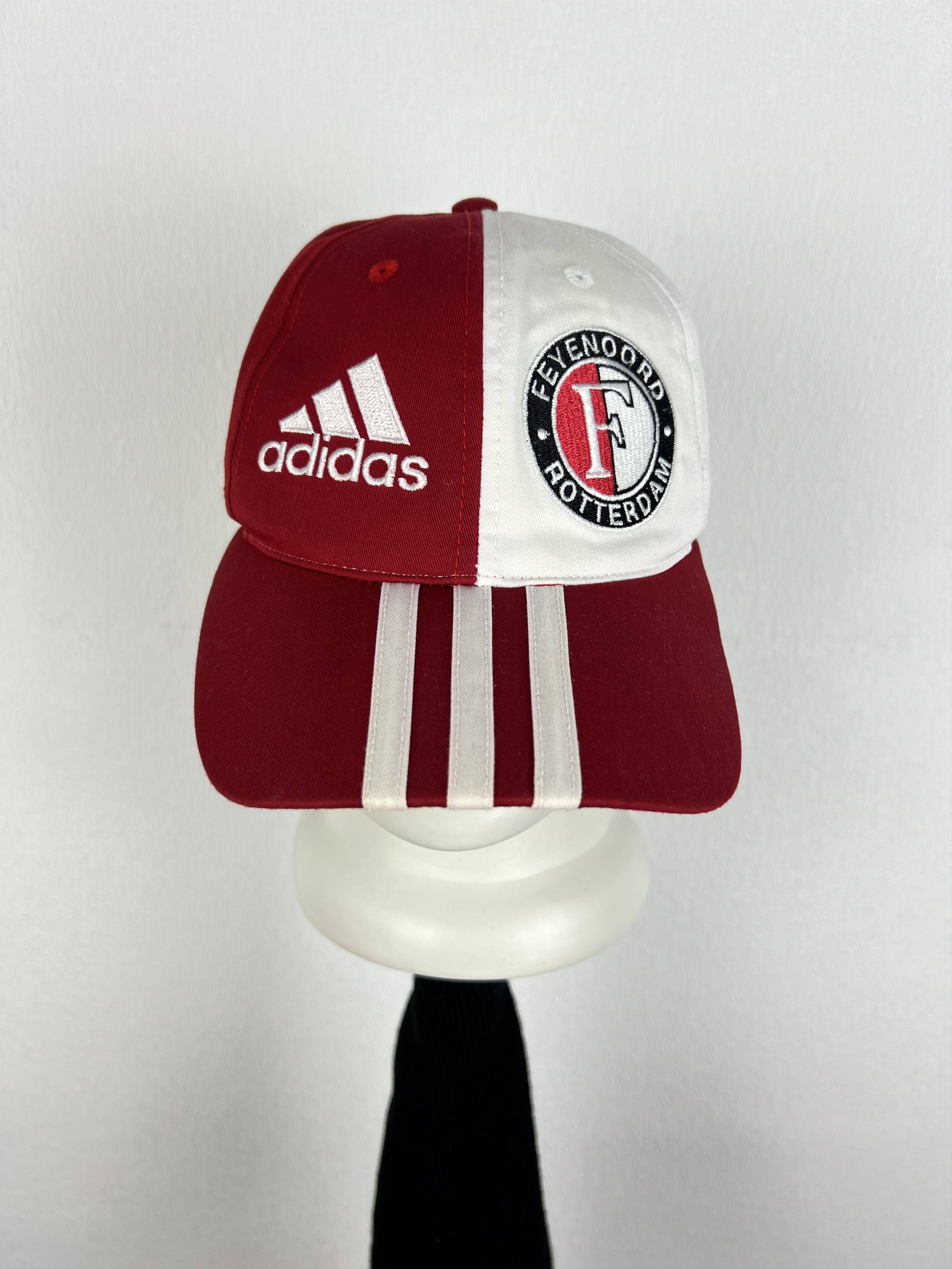 Adidas Vintage 90's Adidas Feyenoord Football Cap Hat Snapback Rare Size ONE SIZE - 2 Thumbnail