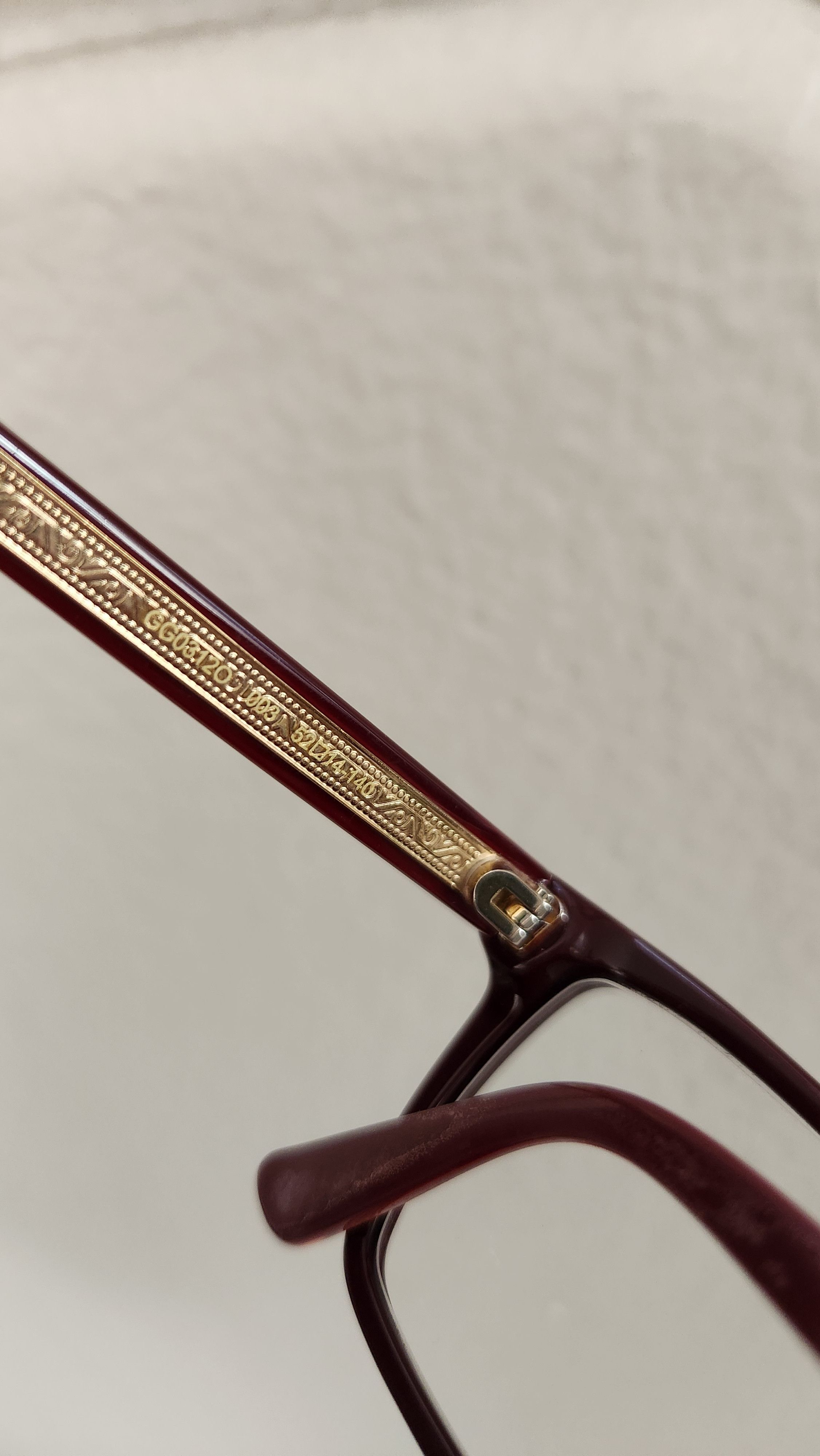 Gucci Gucci 52-14-140 Japan GG03120 003 eyeglasses Frames Only Size ONE SIZE - 11 Thumbnail