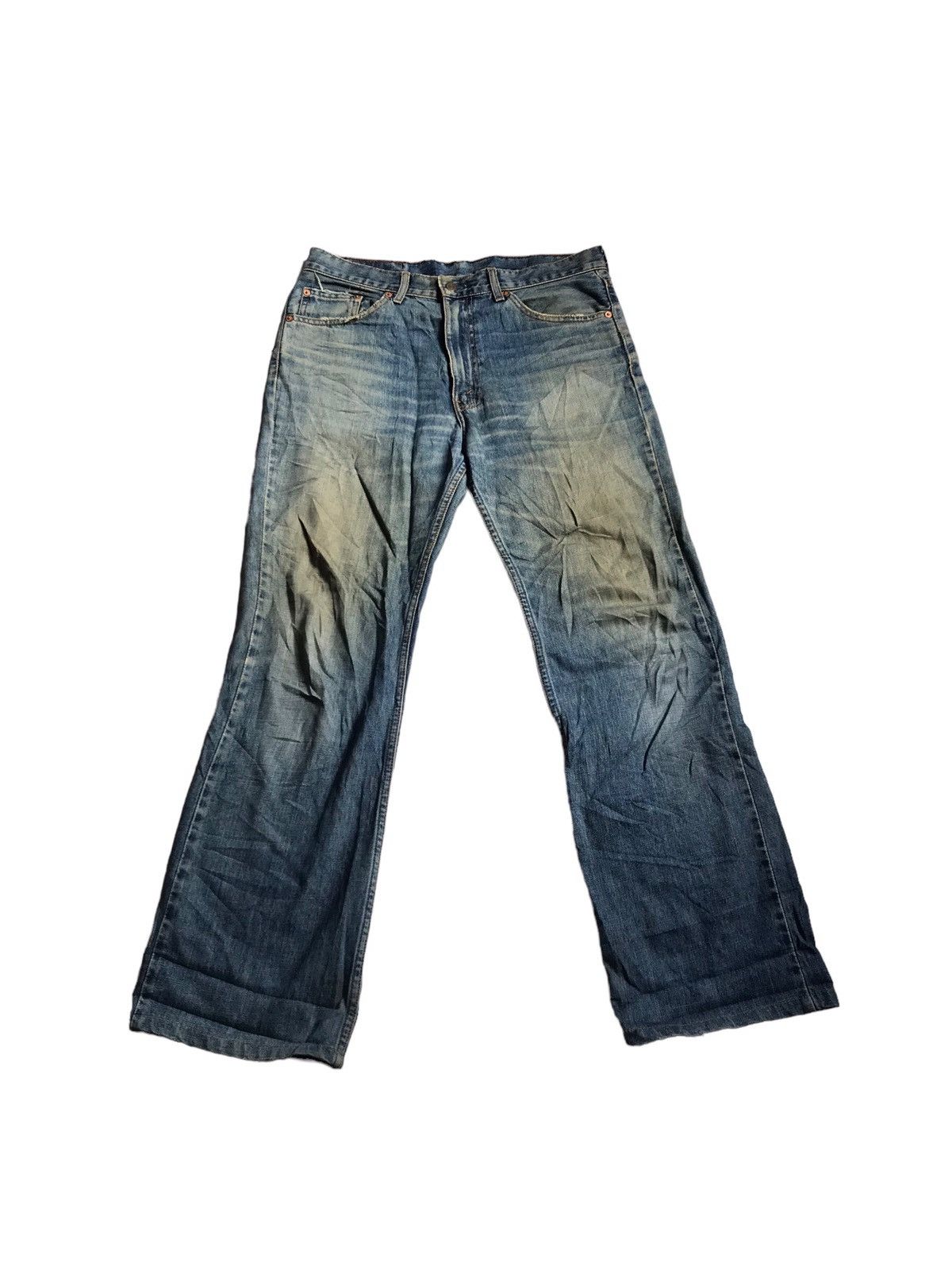 If Six Was Nine VINTAGE LEVIS DISTRESSED DENIM GRUNGE KURT COBAIN STRAIGHTCT Size US 34 / EU 50 - 1 Thumbnail