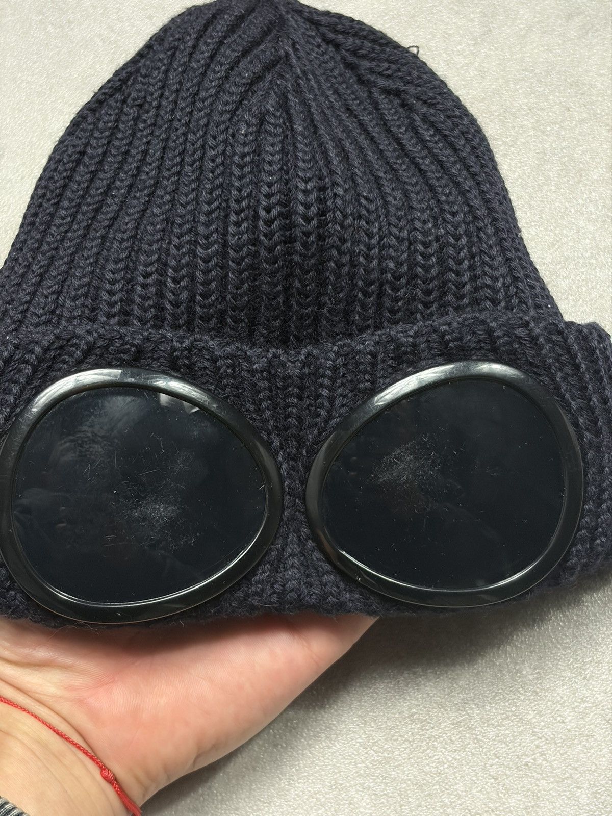 C.P. Company Cp Company Google Wool Hat Black Casual Streetwear Size ONE SIZE - 4 Thumbnail