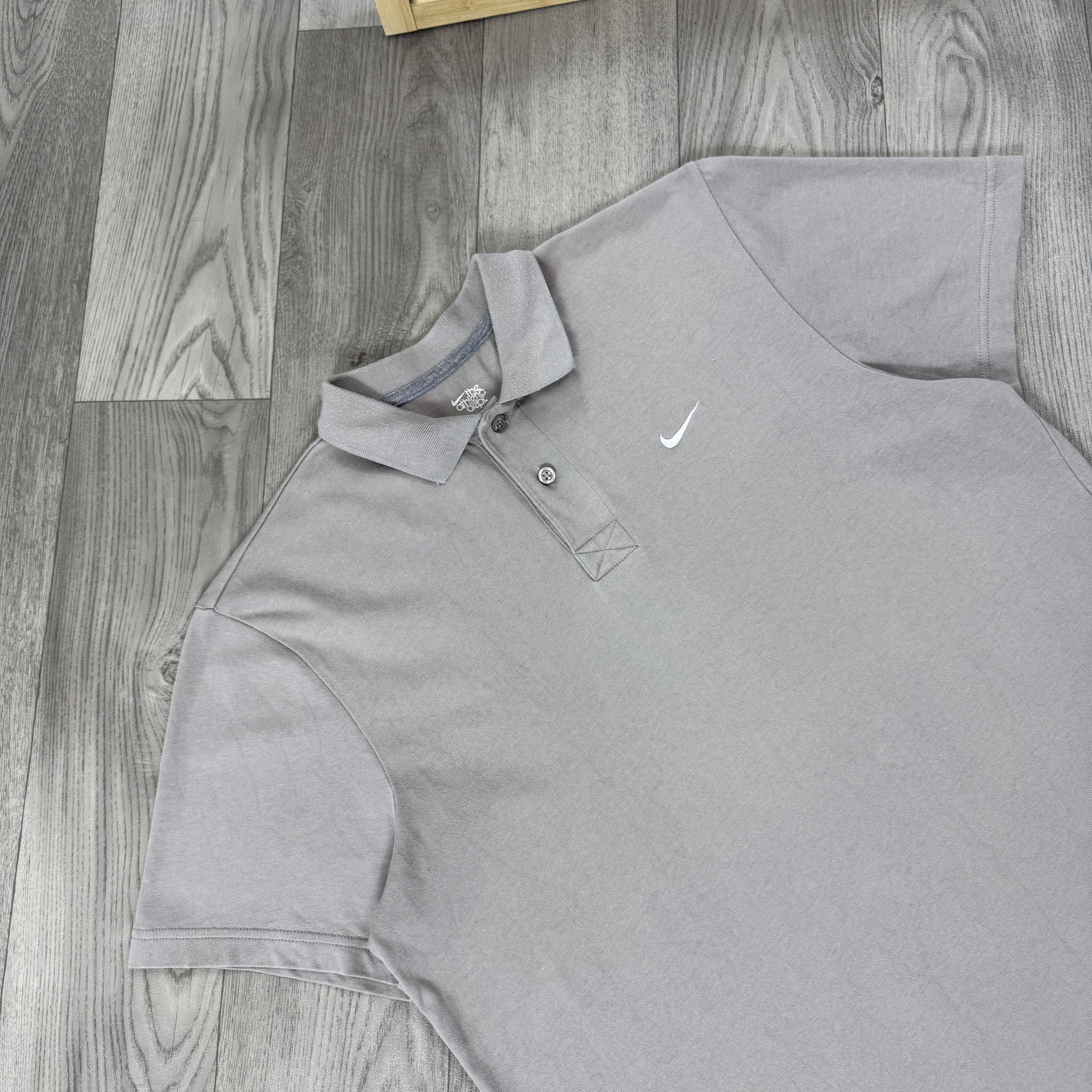 Nike Vintage Nike Grey Polo Tee Shirt M Size US M / EU 48-50 / 2 - 5 Thumbnail