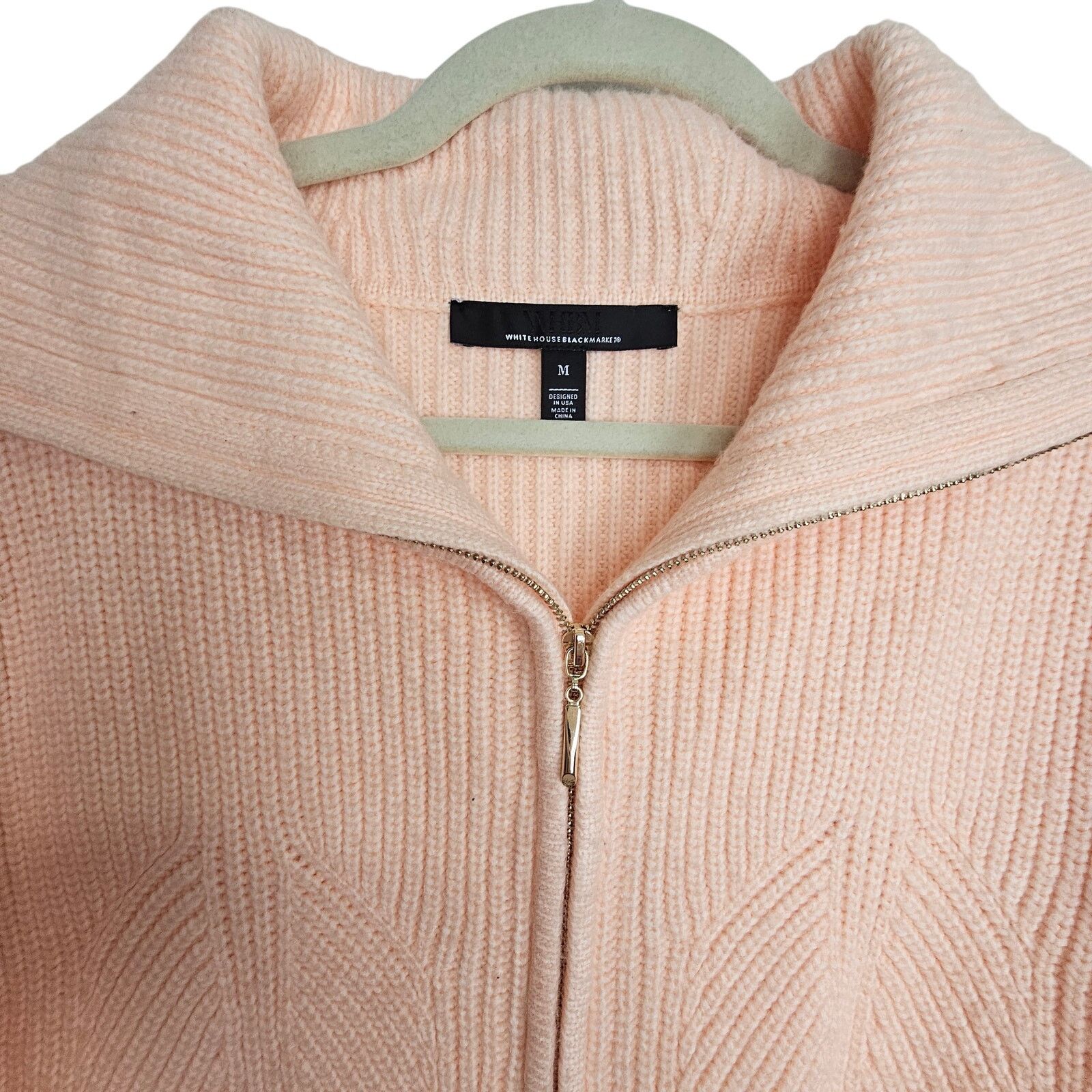White House Black Market White House Black Market Womens Full Zip Cardigan Sweater M Size M / US 6-8 / IT 42-44 - 3 Thumbnail