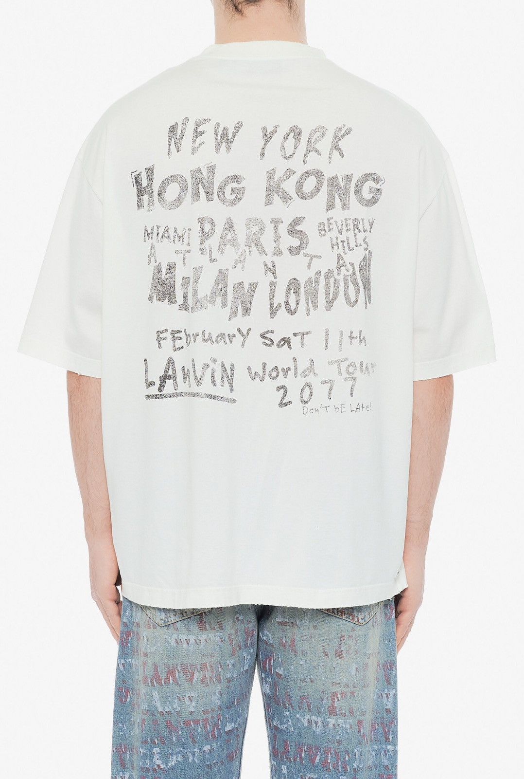 Lanvin LANVIN X FUTURE UNISEX LOOSE-FIT PRINTED T-SHIRT Size US XS / EU 42 / 0 - 8 Thumbnail