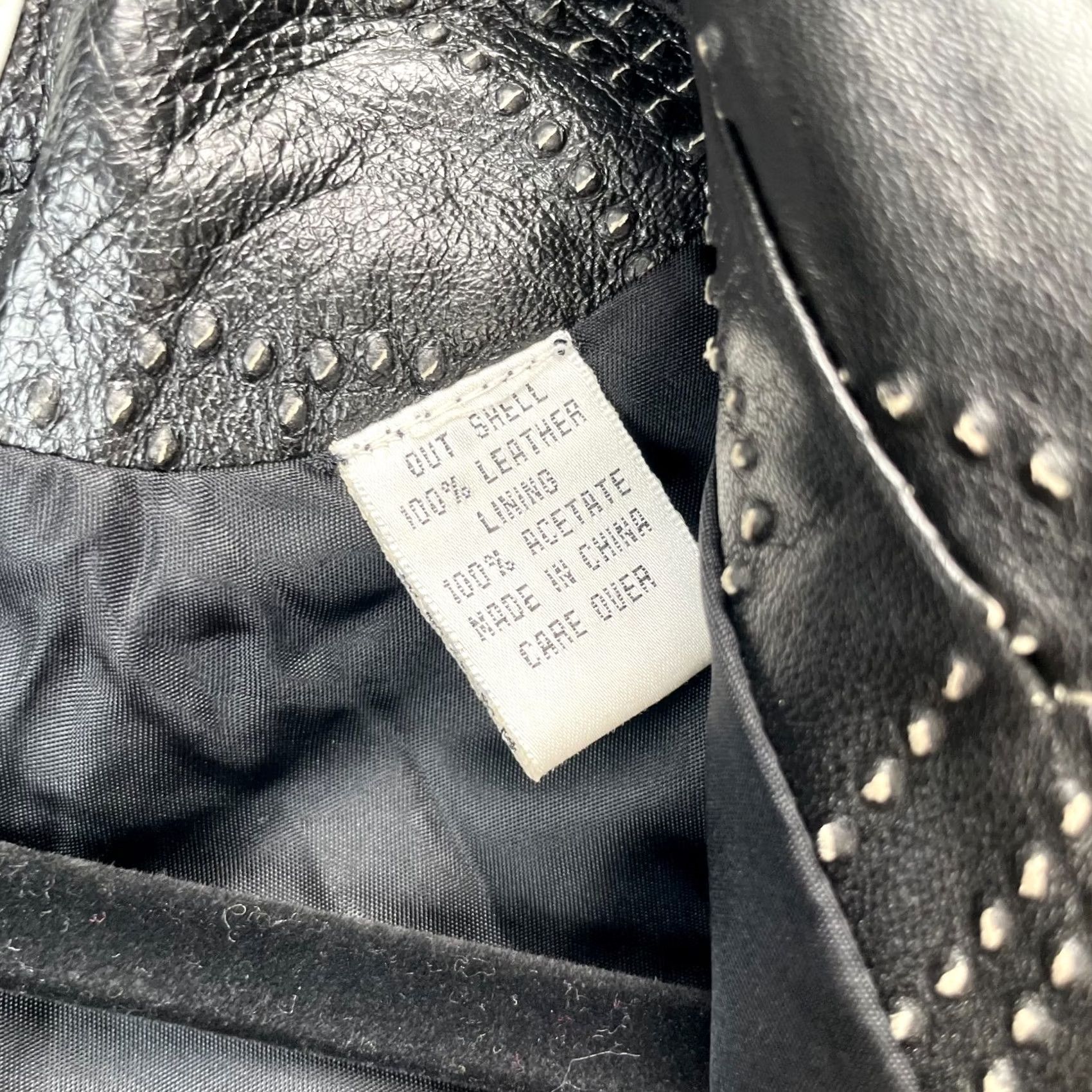 Vintage VTG Vakko Jacket Womens Medium Black Leather Floral Embroidered New York Blazer Size M / US 6-8 / IT 42-44 - 5 Thumbnail