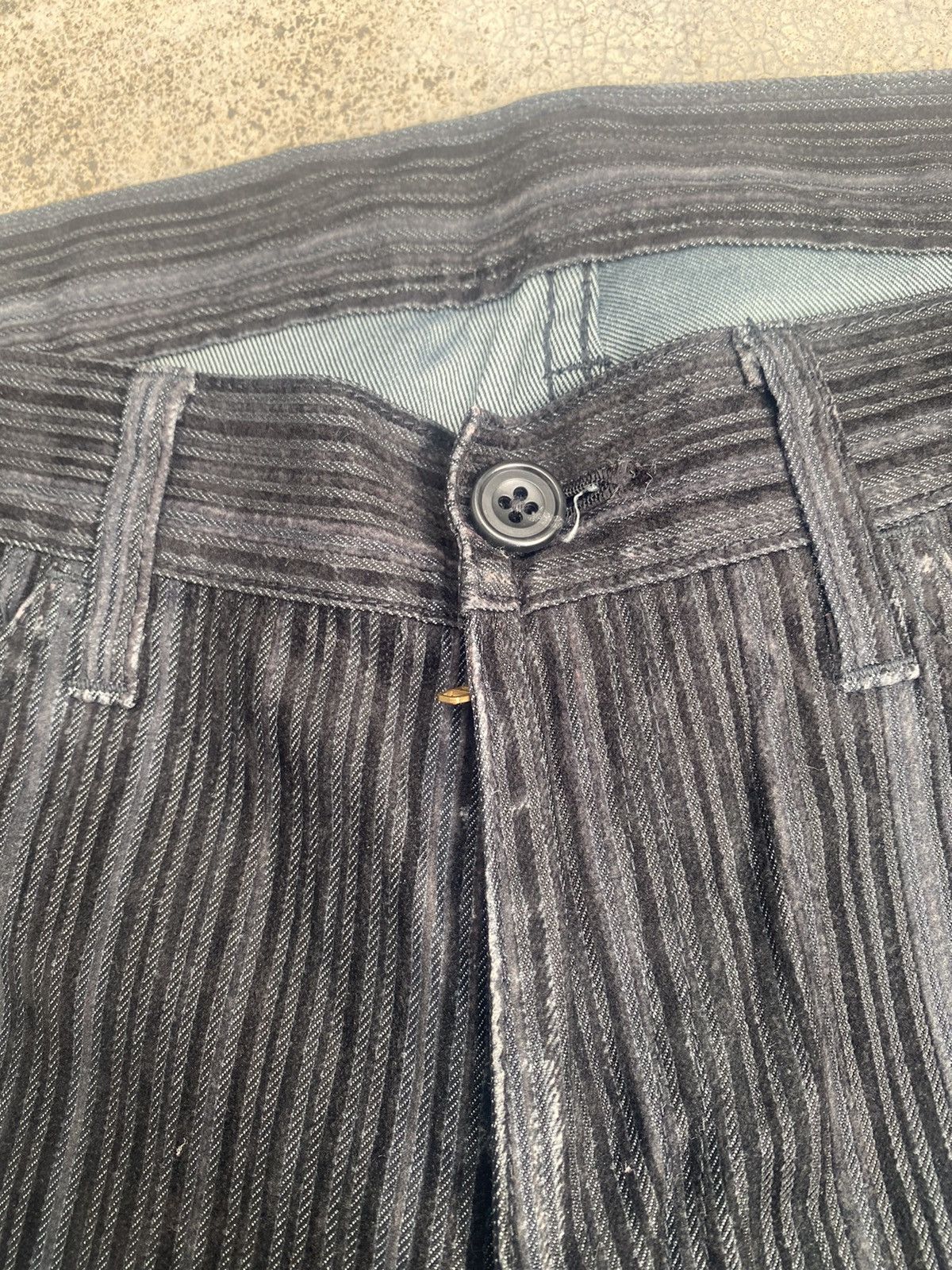 If Six Was Nine Flare Rupert Velvet Distressed Bootcut Size US 32 / EU 48 - 11 Thumbnail