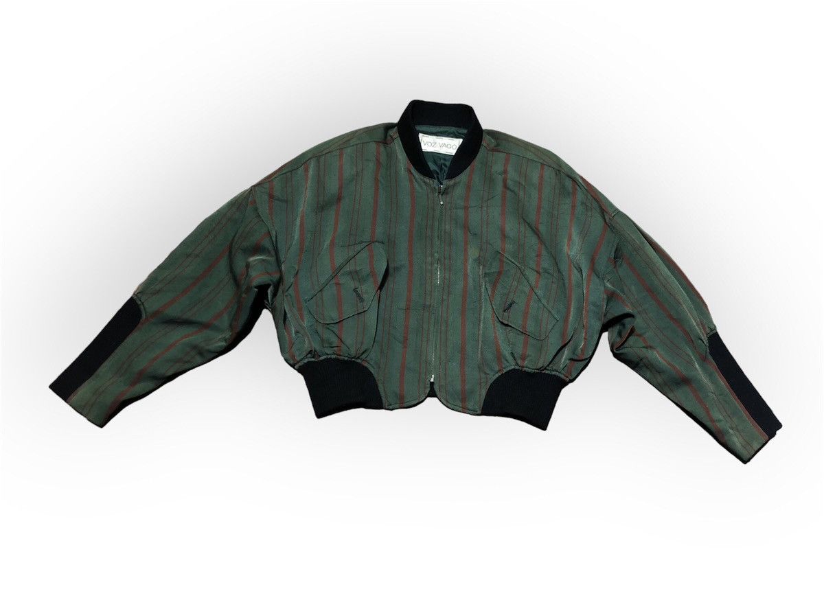 Designer × Vintage Rare Vintage Designer Voz Vago VANCARDI bomber Jacket Size M / US 6-8 / IT 42-44 - 2 Thumbnail