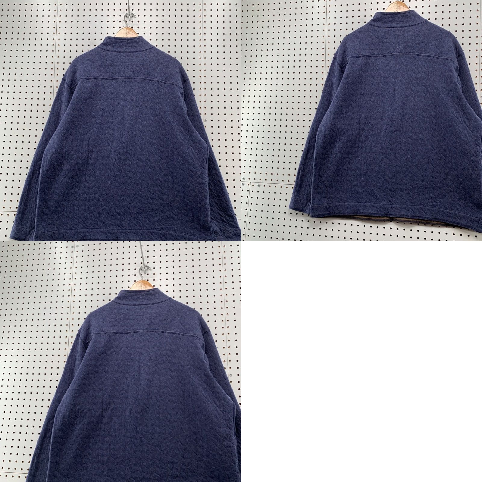 Tommy Bahama Tommy Bahama Sweater Mens XL Reversible 1/4 Zip Pullover Blue Brown Size US XL / EU 56 / 4 - 10 Thumbnail