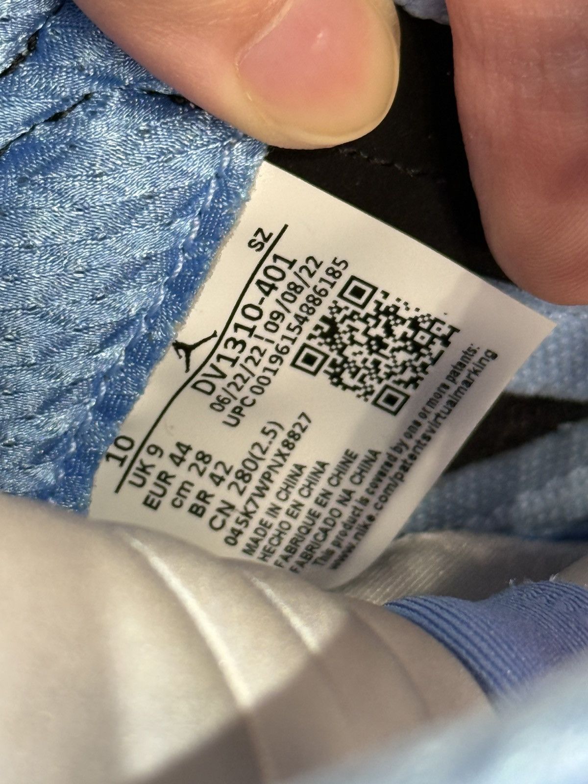 Jordan Brand Jordan 5 Retro UNC University Blue Size US 10 / EU 43 - 5 Thumbnail