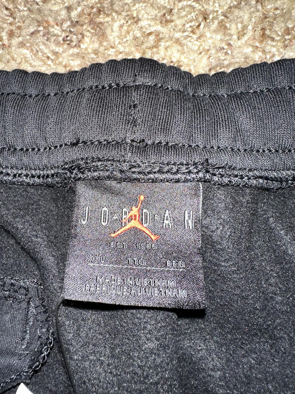Designer Air Jordan 23 Engineered Fleece Black Pants Joggers Size US 40 / EU 56 - 5 Thumbnail