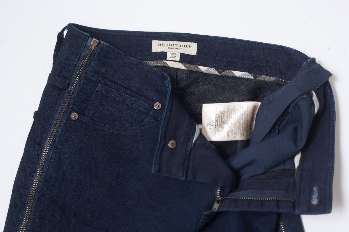 Burberry Burberry London Denim Pockets Skirt Size 26" / US 2 / IT 38 - 6 Thumbnail