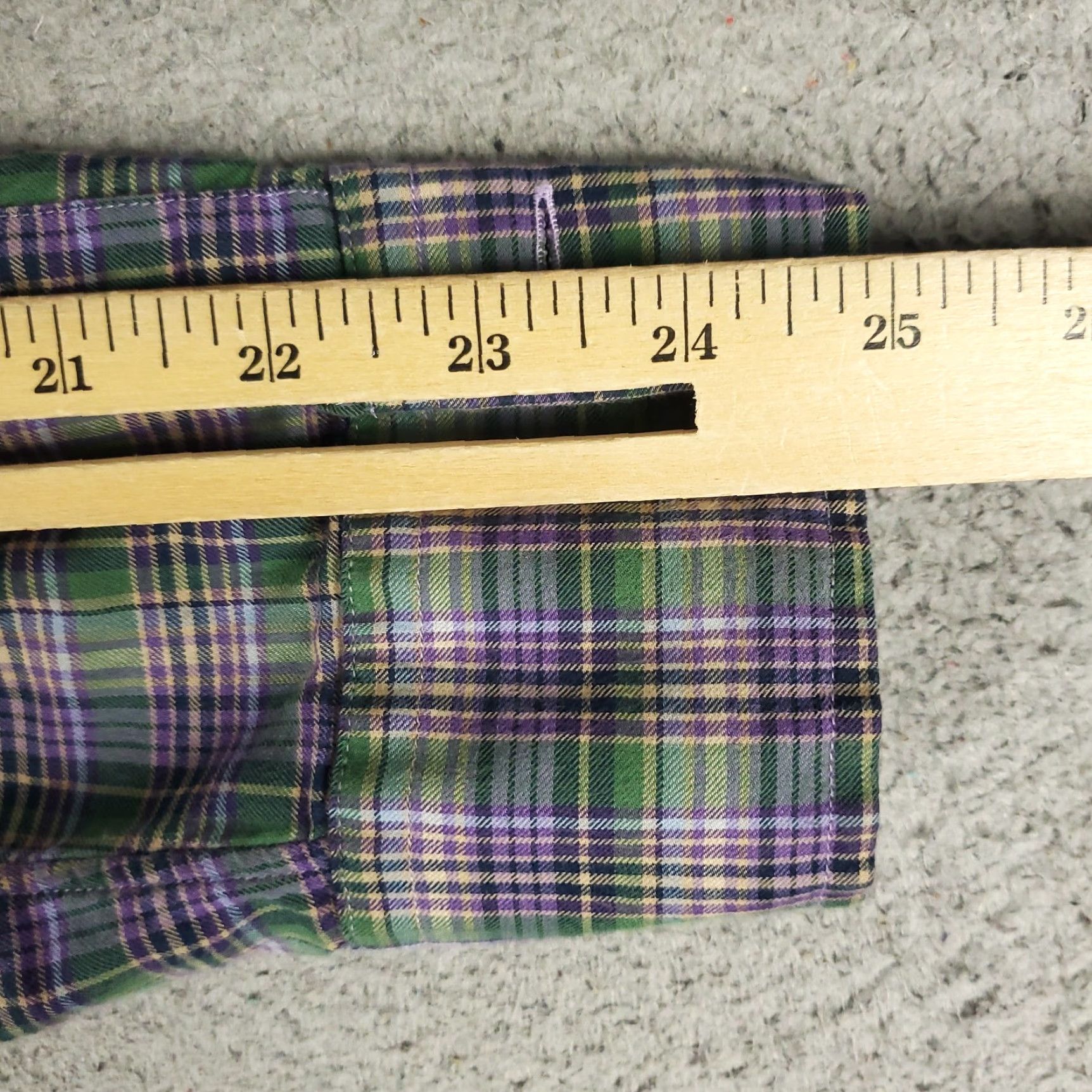 Ralph Lauren Ralph Lauren Shirt Mens Purple Plaid Button-Up Long Sleeve Counterpart: Polo Logo, Cotton, Classic, Preppy, Multi-Season Wear Size US M / EU 48-50 / 2 - 7 Thumbnail