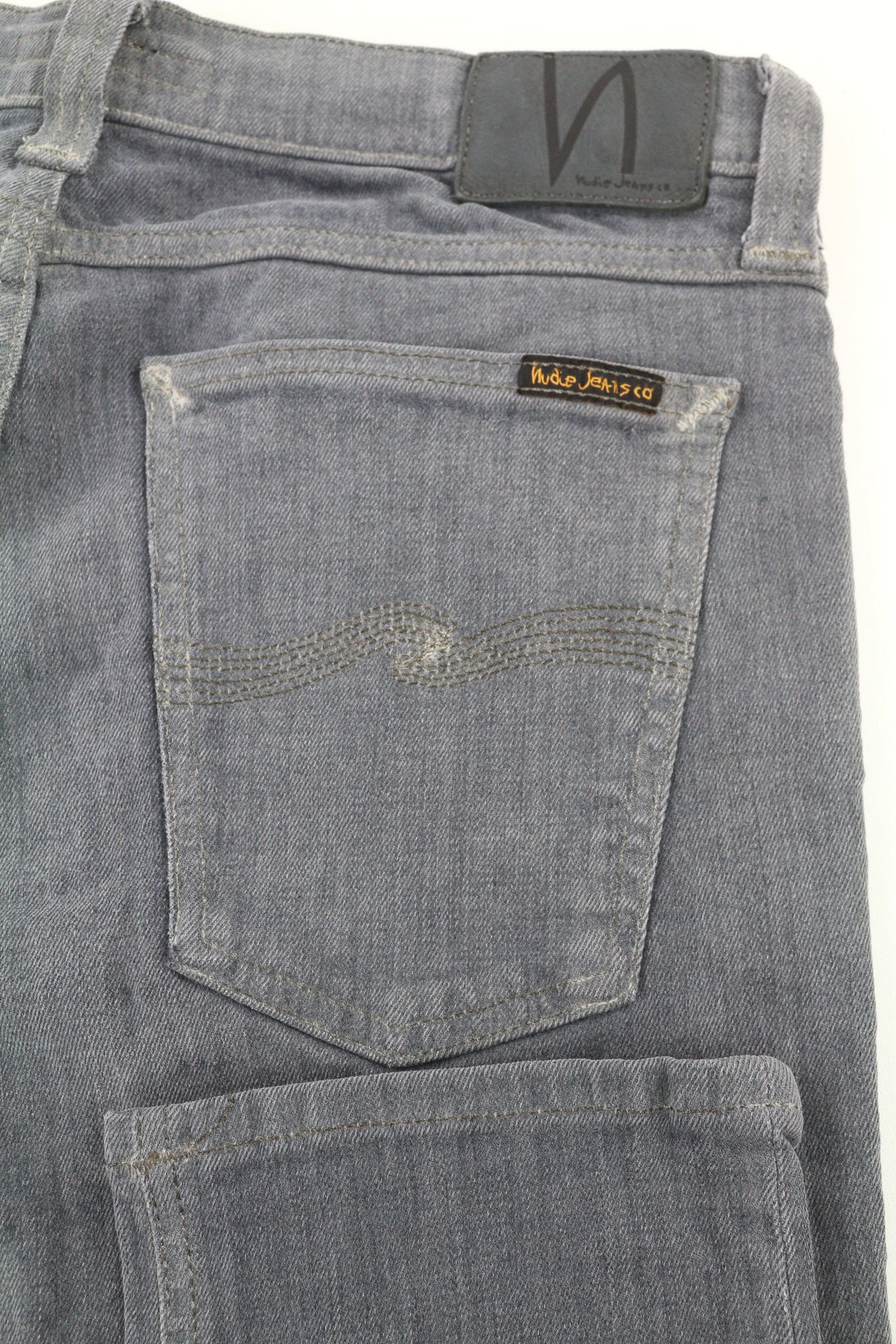 Nudie Jeans TIGHT LONG JOHN W31/L34 Organic Charcoal Slim Fit 80669 Size US 31 - 5 Thumbnail
