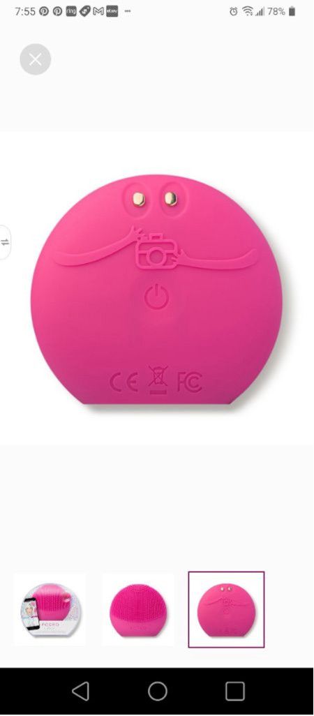 Lunya Foreo Sweden LUNA fofo Smart Facial Cleansing Brush NIP Size ONE SIZE - 2 Thumbnail