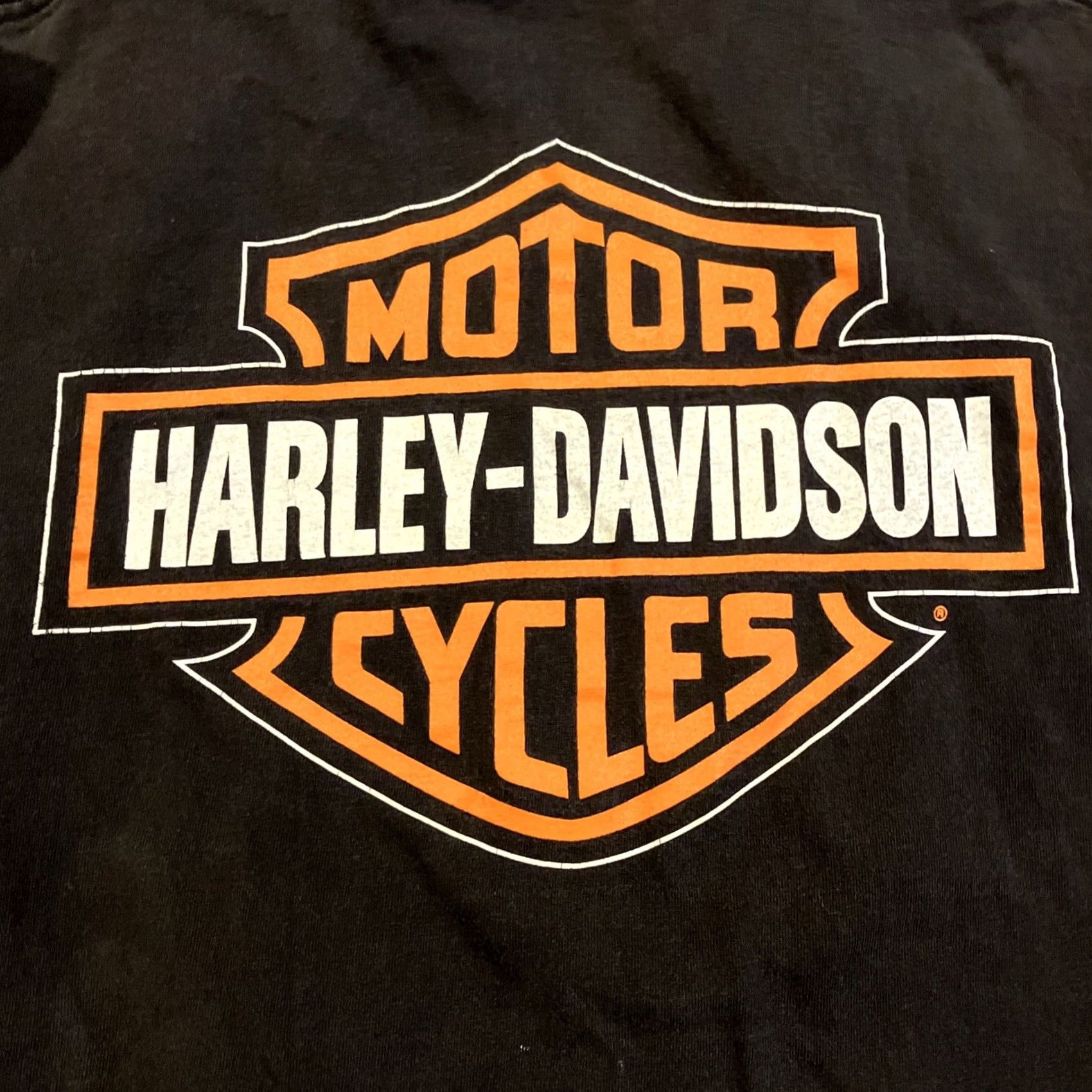 Harley Davidson VINTAGE Harley-Davidson Single Stitch Long Sleeve T-Shirt L Men Black 1990s 1992 1993 Motorcycles Crew Neck Logo Shirt Size US L / EU 52-54 / 3 - 8 Thumbnail