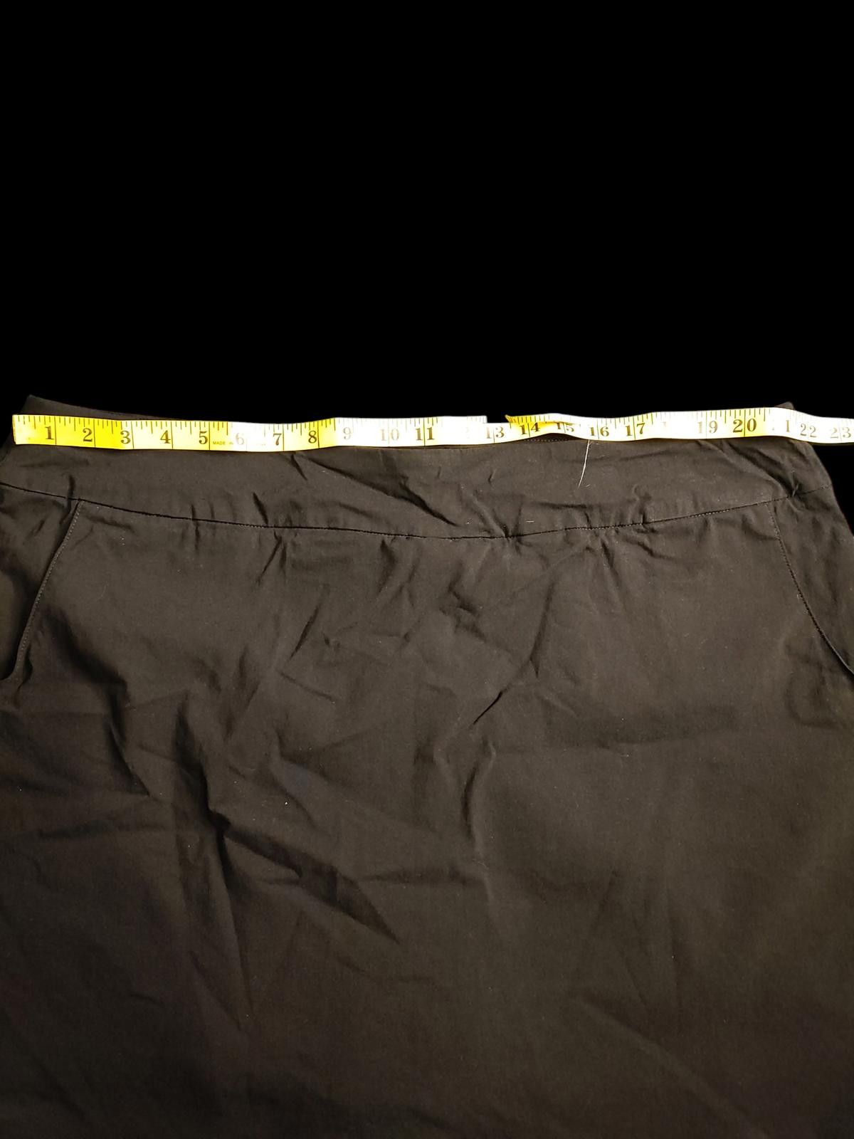 Other Zac & Rachel Black Casual Women's Skirt with Pockets Size 42" / US 20 - 6 Thumbnail