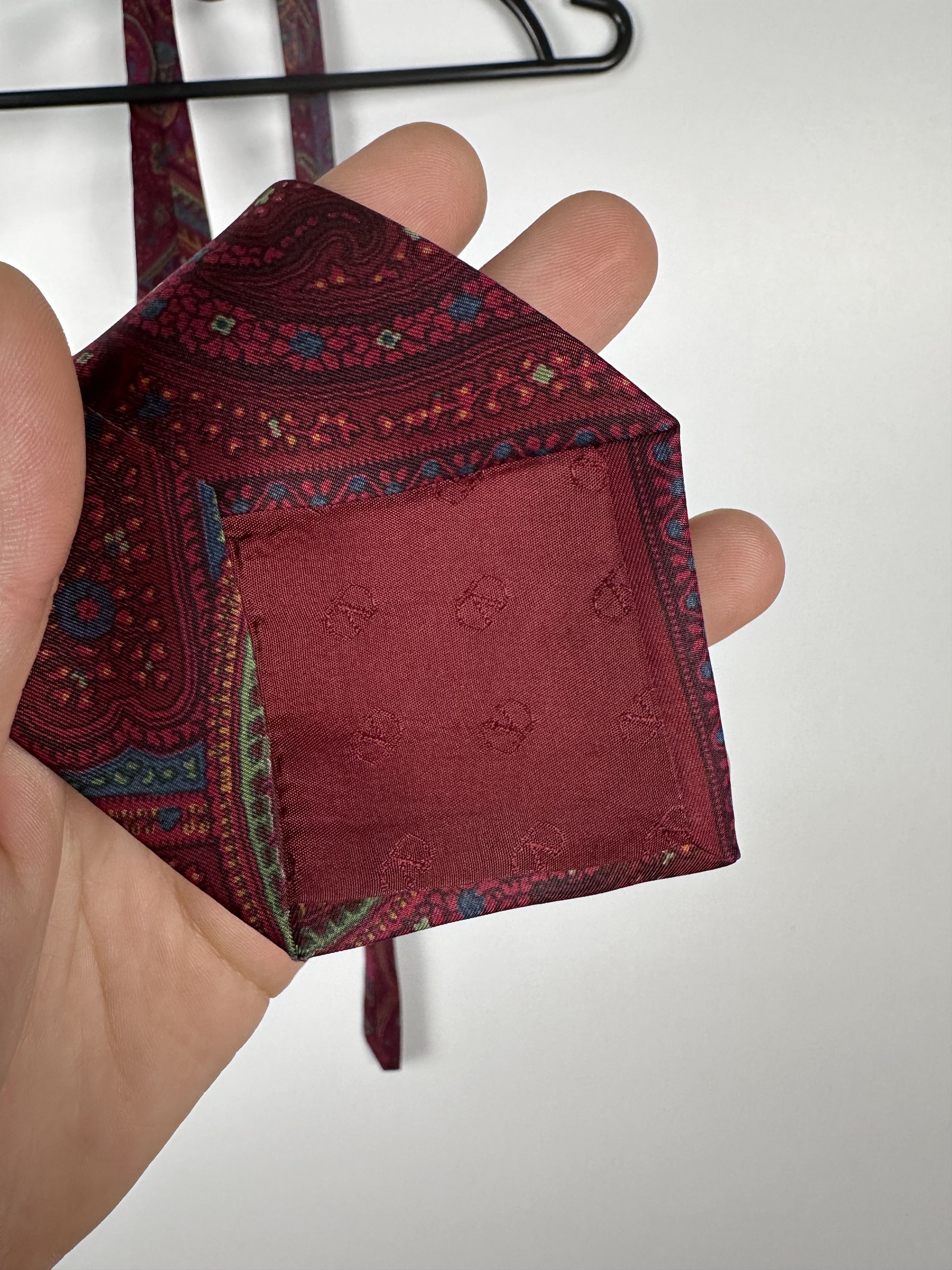 Valentino × Vintage VALENTINO SILK TIE CRAVATTA SETA NECKTIE VINTAGE ITALY Size ONE SIZE - 8 Thumbnail