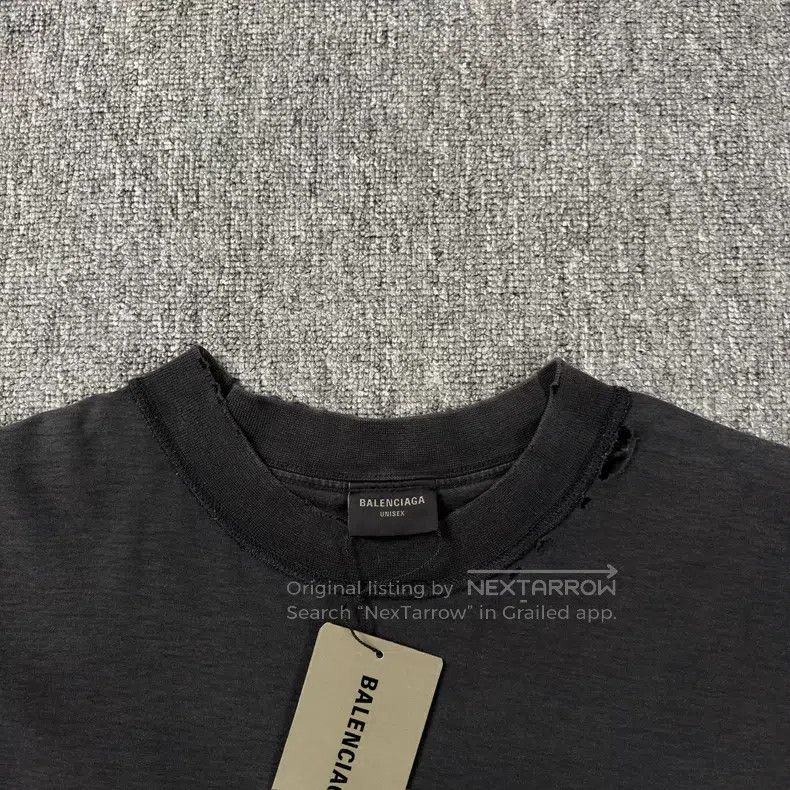 Balenciaga Balenciaga Reversed Distressed Destroyed Coke Black Short Size US M / EU 48-50 / 2 - 2 Thumbnail