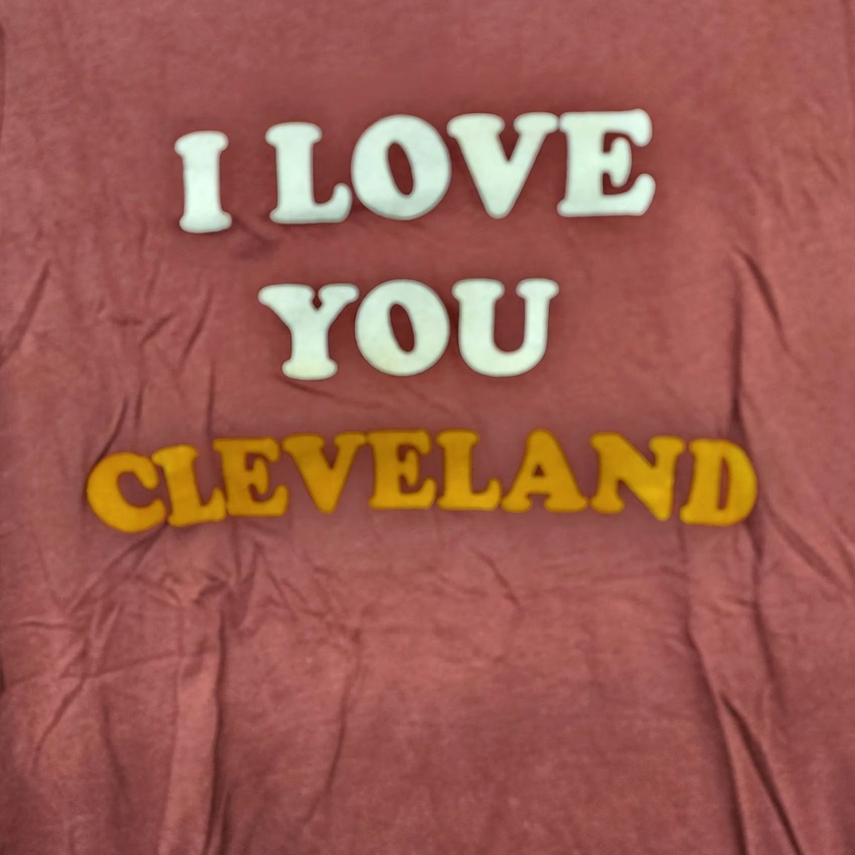 Junk Food VINTAGE Junk Food Cavaliers Shirt Womens Large I Love You Cleveland Cavs Fuzzy Retro Red Short Sleeve Pullover T-Shirt Ladies L Size L / US 10 / IT 46 - 5 Thumbnail