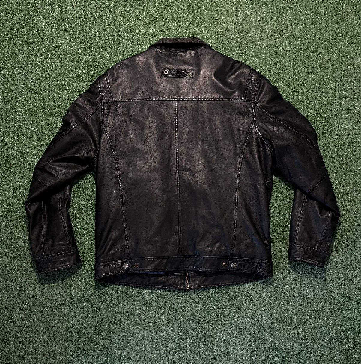 Vintage × camel active Real Leather Jacket Vintage 90s Lambskin Camel Active Size US L / EU 52-54 / 3 - 2 Thumbnail